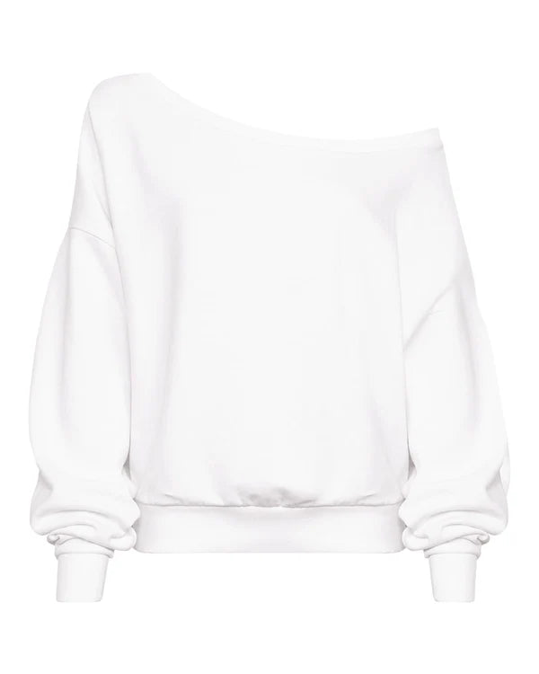 Off Shoulder Sweatshirt
