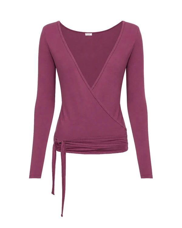 Sheer Jersey Longline Ballet Wrap