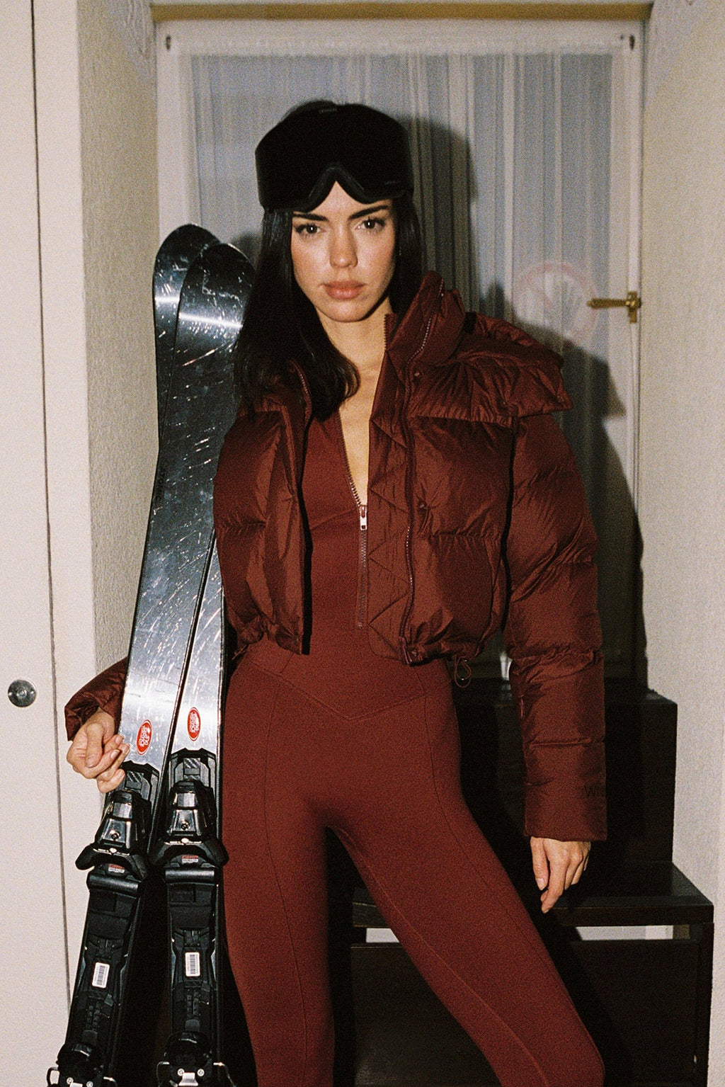 WISKII Cropped Convert Down Jacket