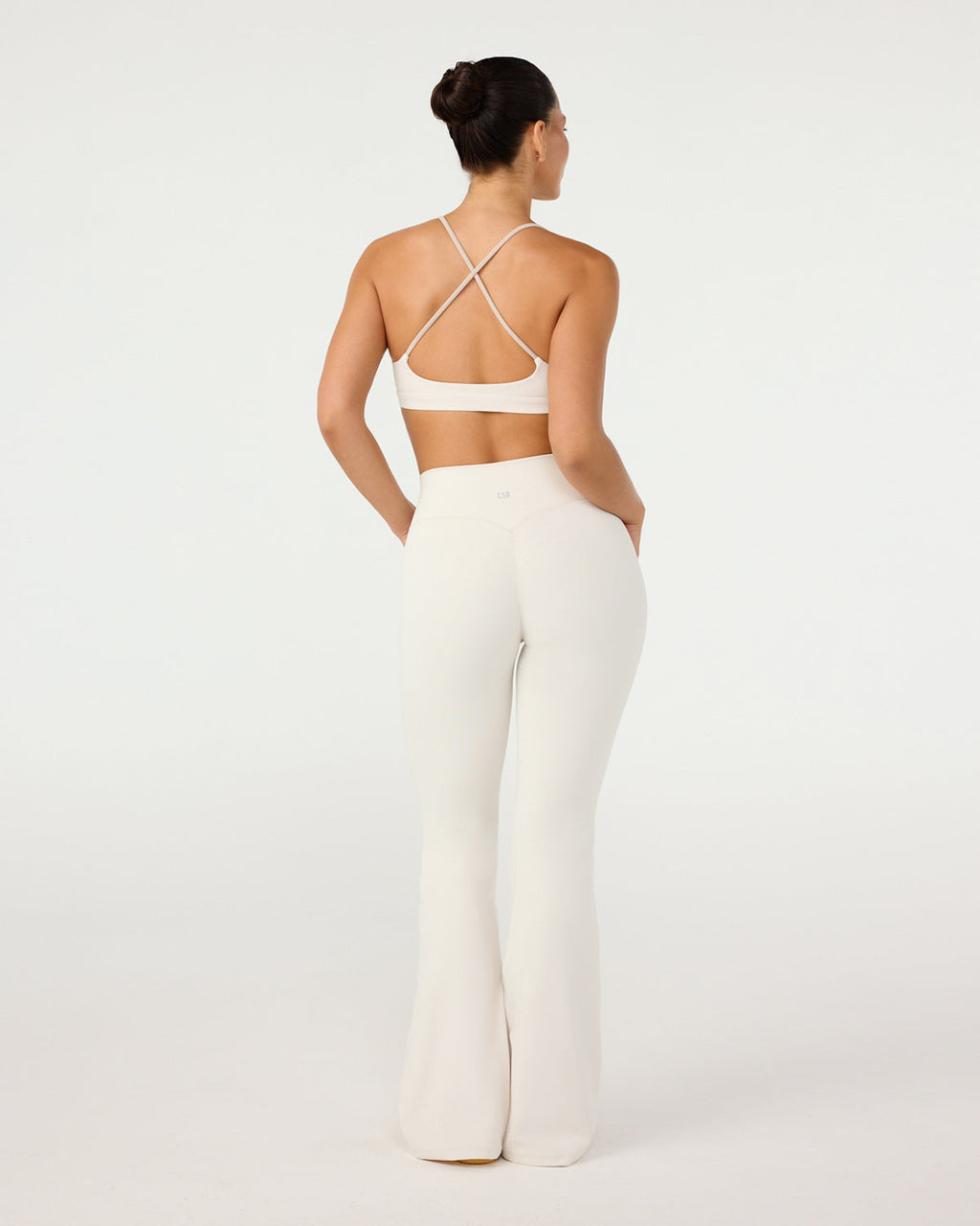Form Invisible Scrunch Flare Leggings Tall | Vanilla
