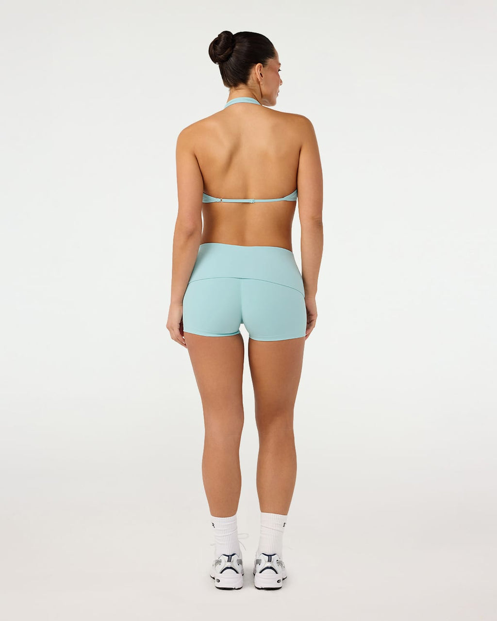 Form Invisible Scrunch Fold Over Shorts 3" | Aquatic