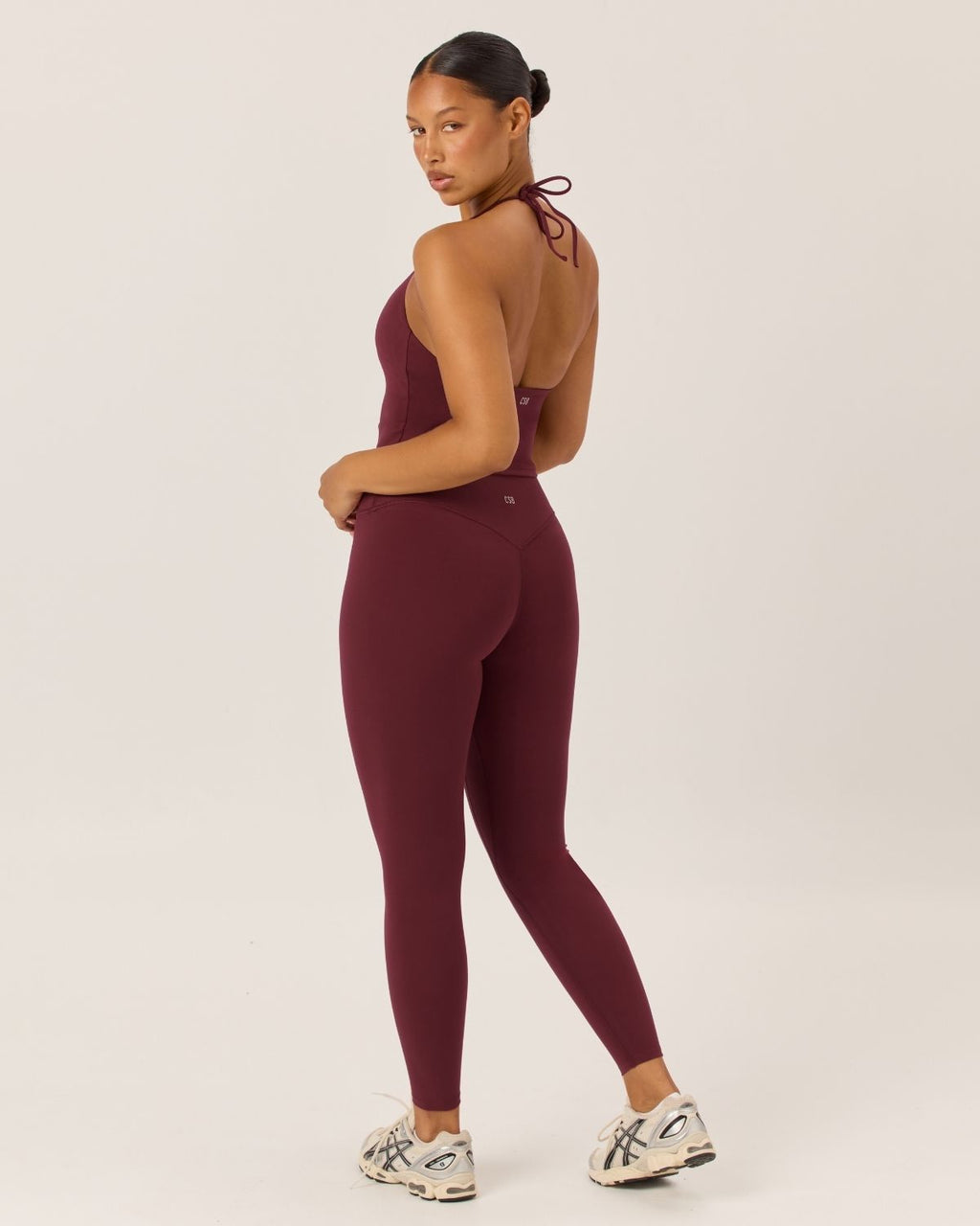 Serenity Invisible Scrunch Leggings | Burgundy