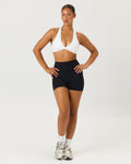Serenity Scrunch Shorts 4" | Black
