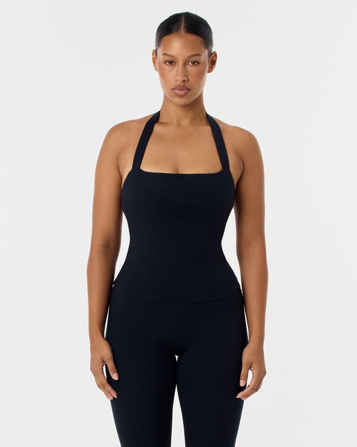 Serenity Halle Halter Tank | Black