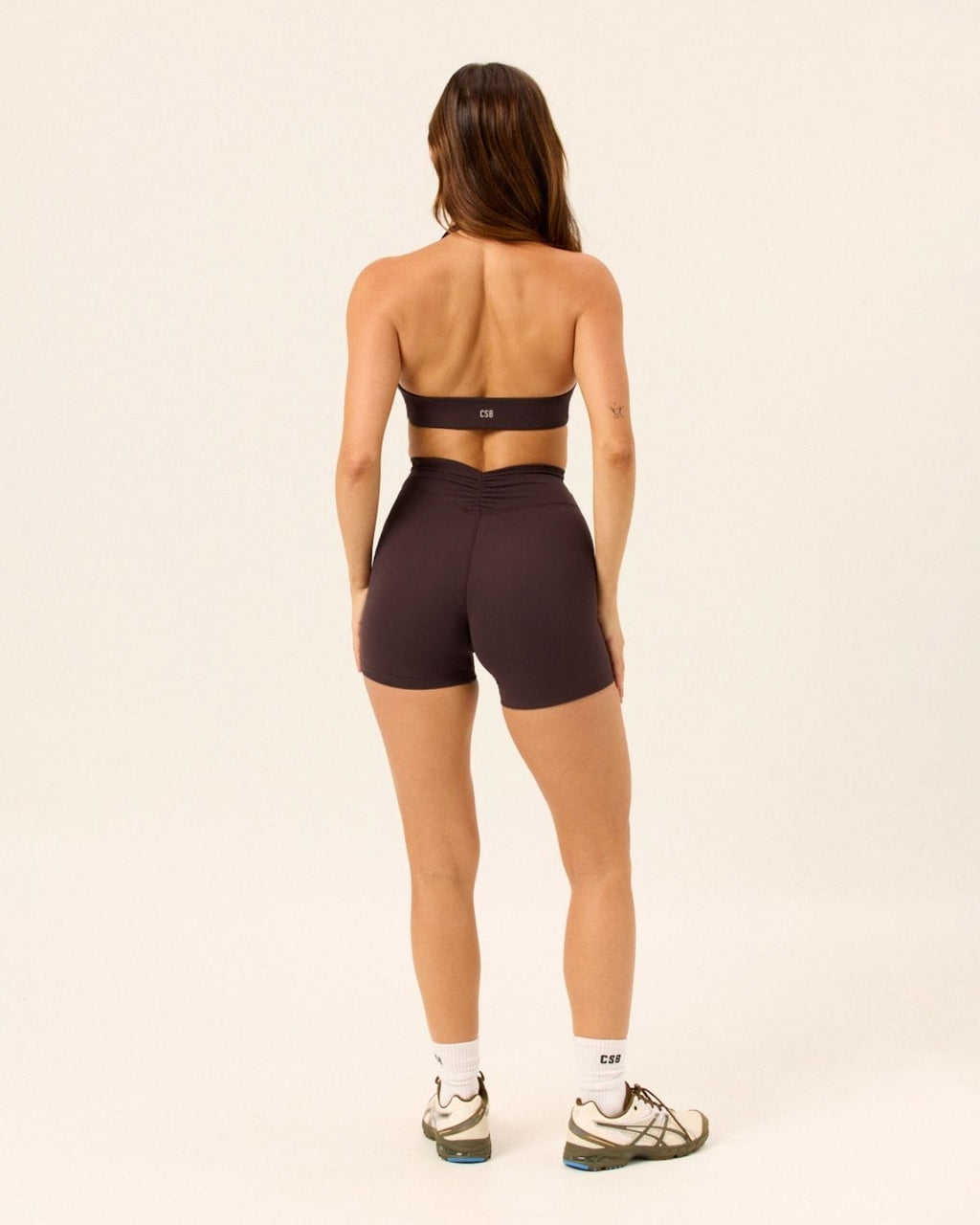 Form Gather Waist Shorts 5" | Espresso