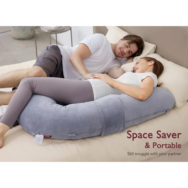 Momcozy Original F Shaped Adjustable Maternity Pillow