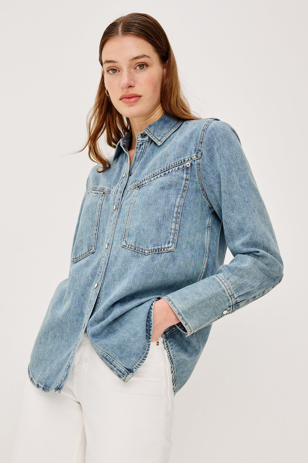 Acton Shirt - Western Blue