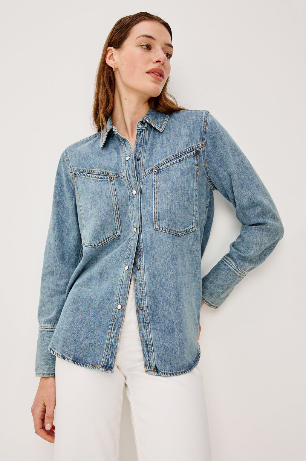 Acton Shirt - Western Blue