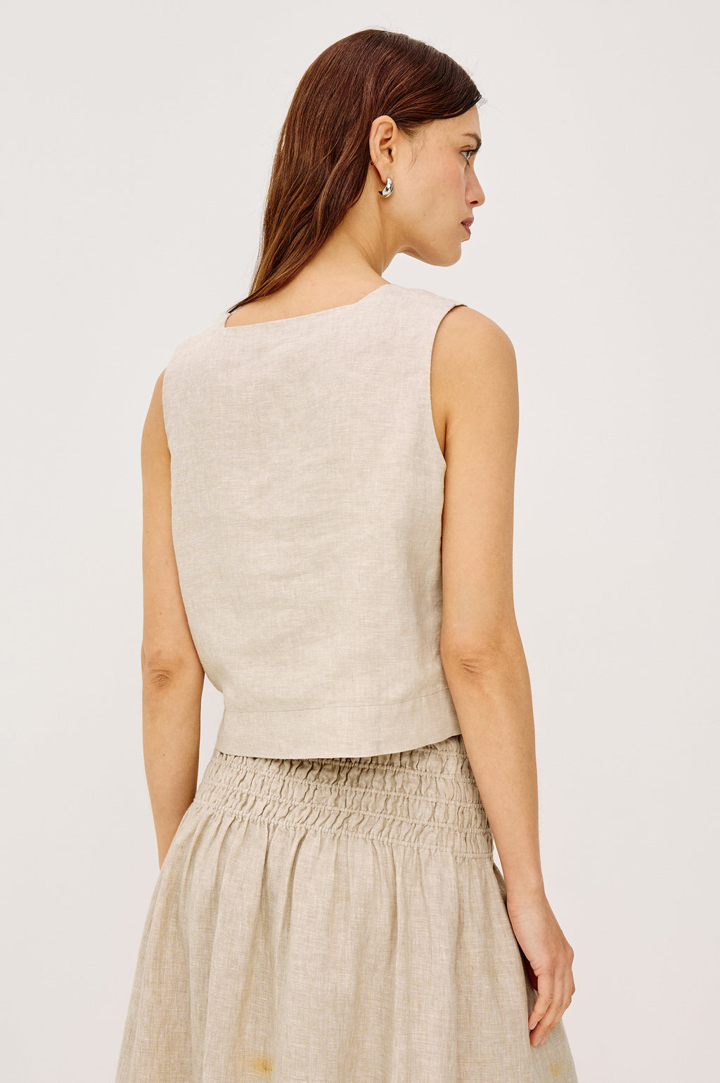 Akira Top - Heathered Flax