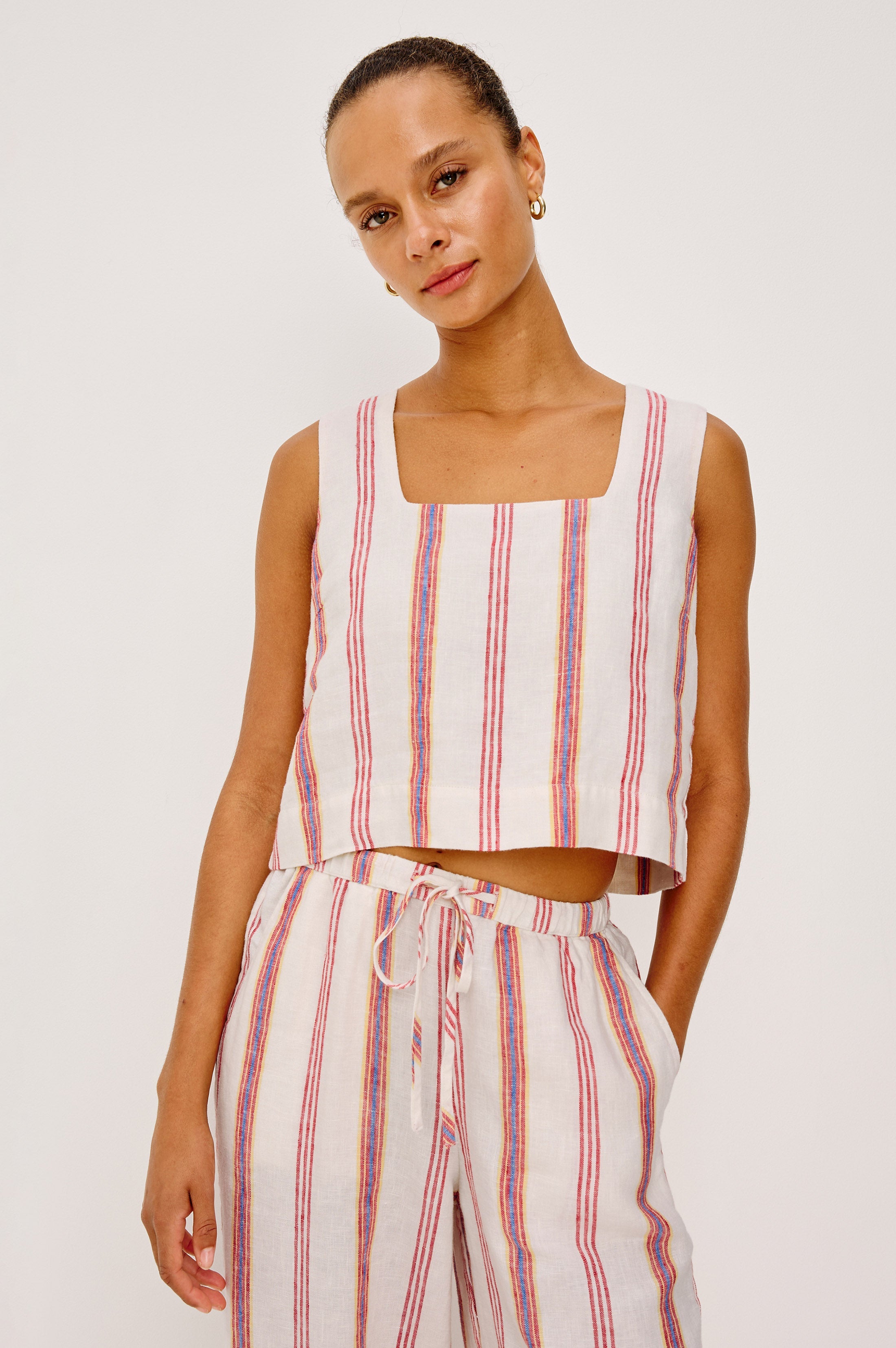 Rails X Giadzy Akira Top - Primavera Stripe