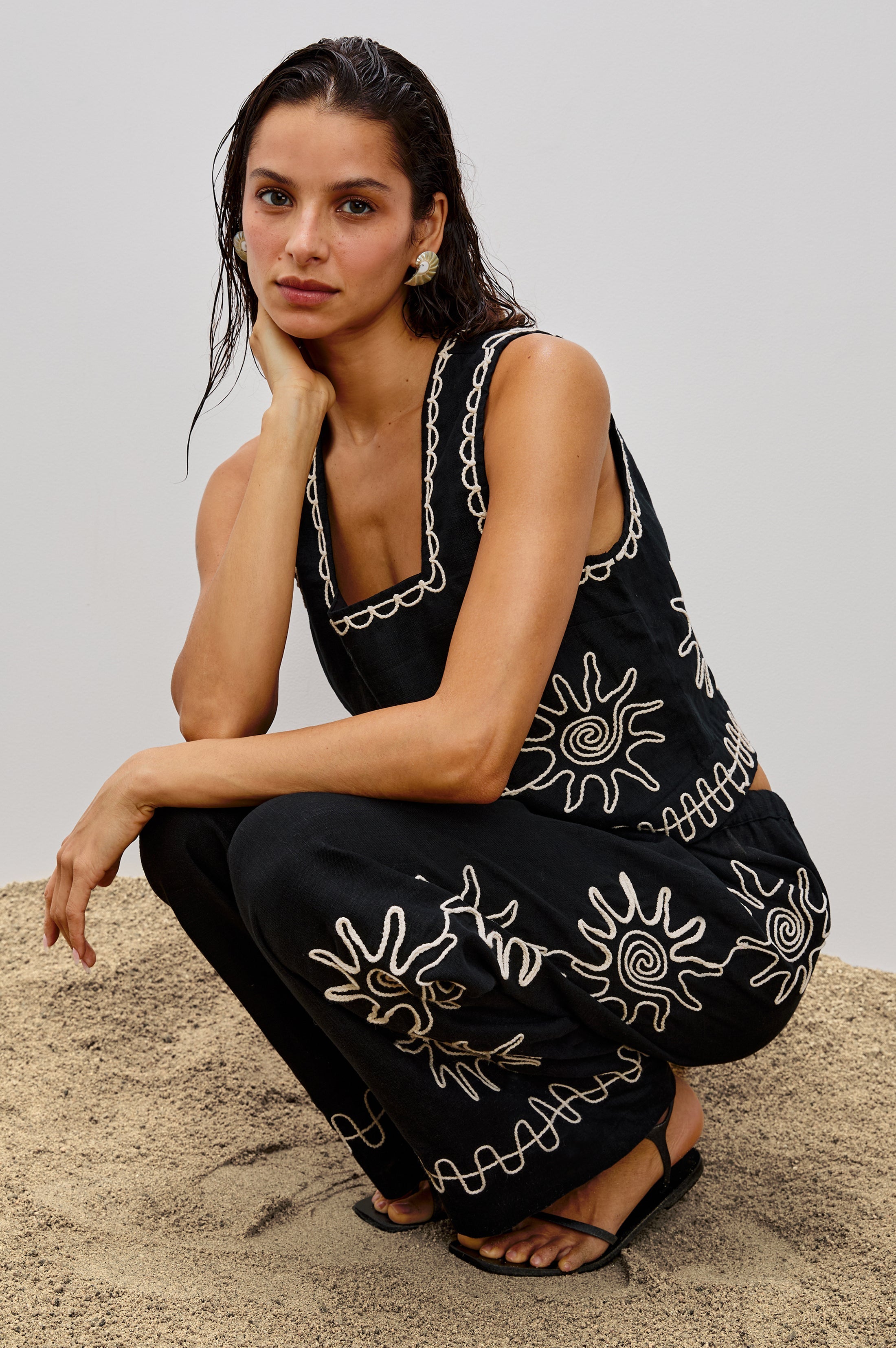 Rails X Lspace Akira Top - Sun Embroidery