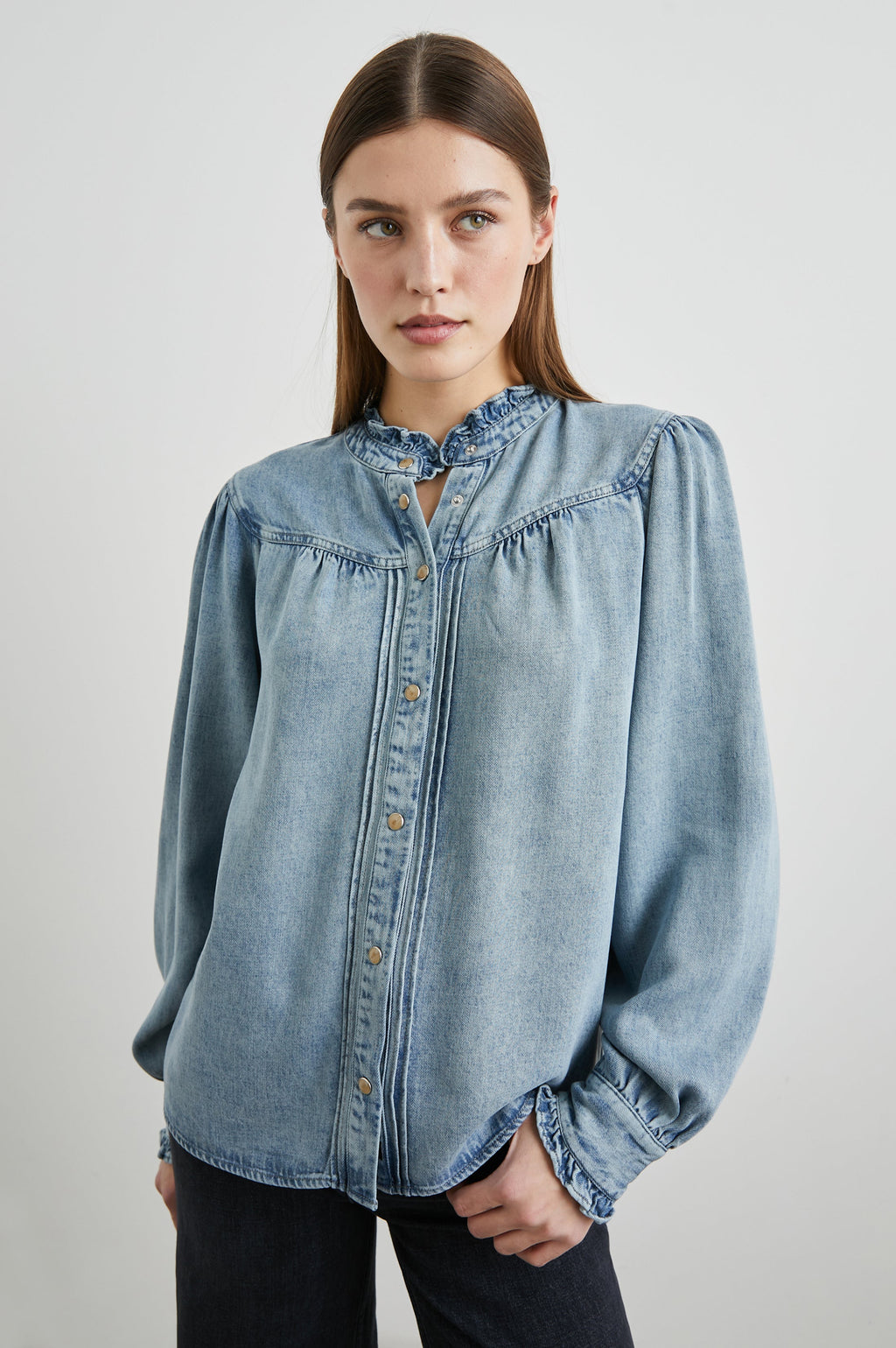 Alanna Shirt - Antique Indigo