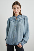 Alanna Shirt - Antique Indigo