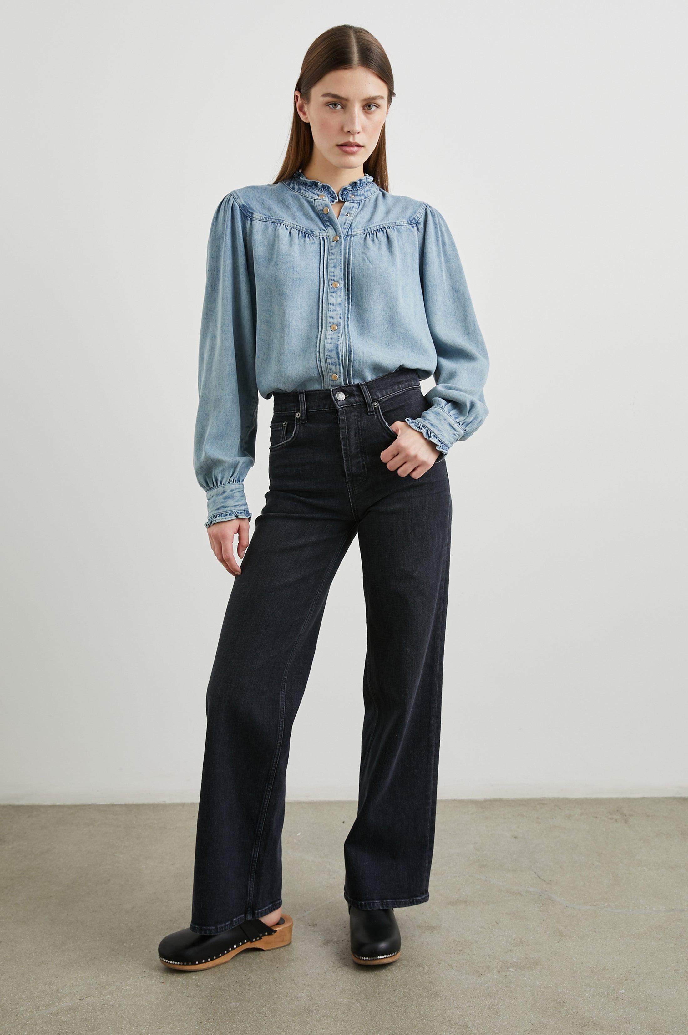Alanna Shirt - Antique Indigo