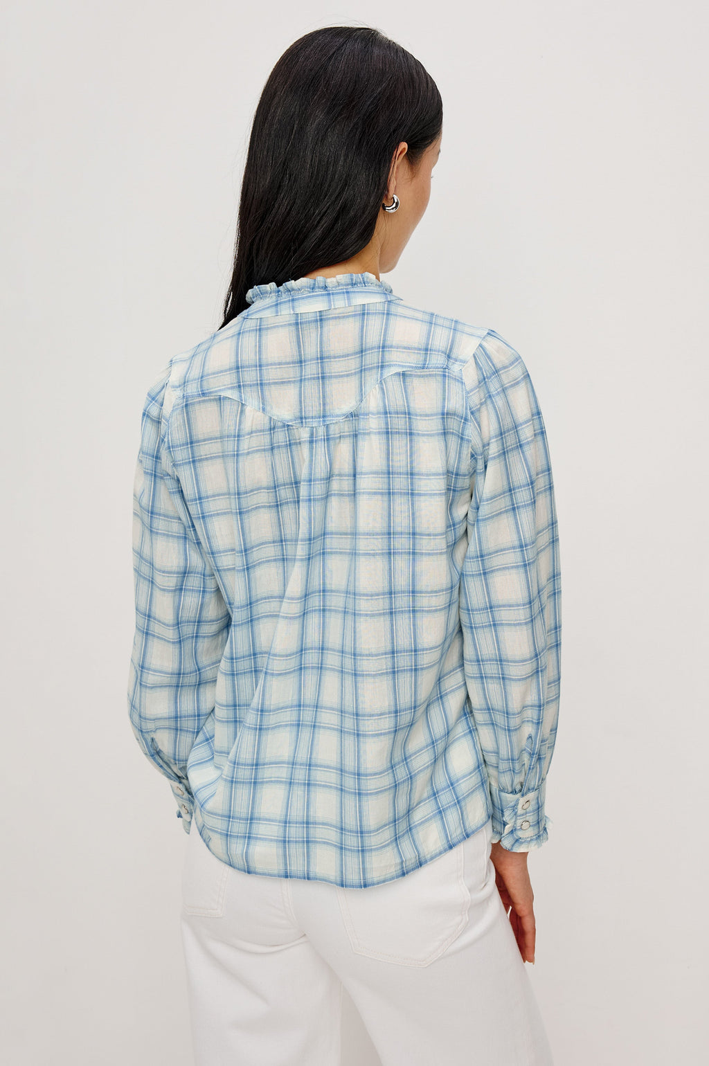Alanna Shirt - Bluebell Ivory