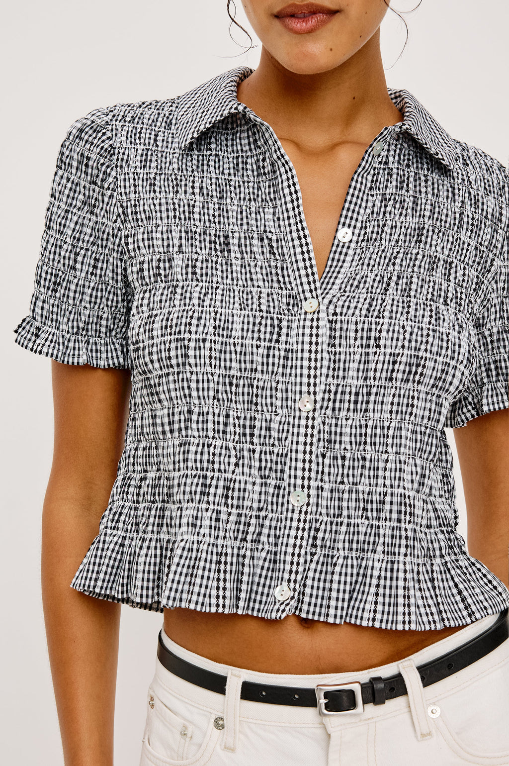 Alton Shirt - Black Gingham