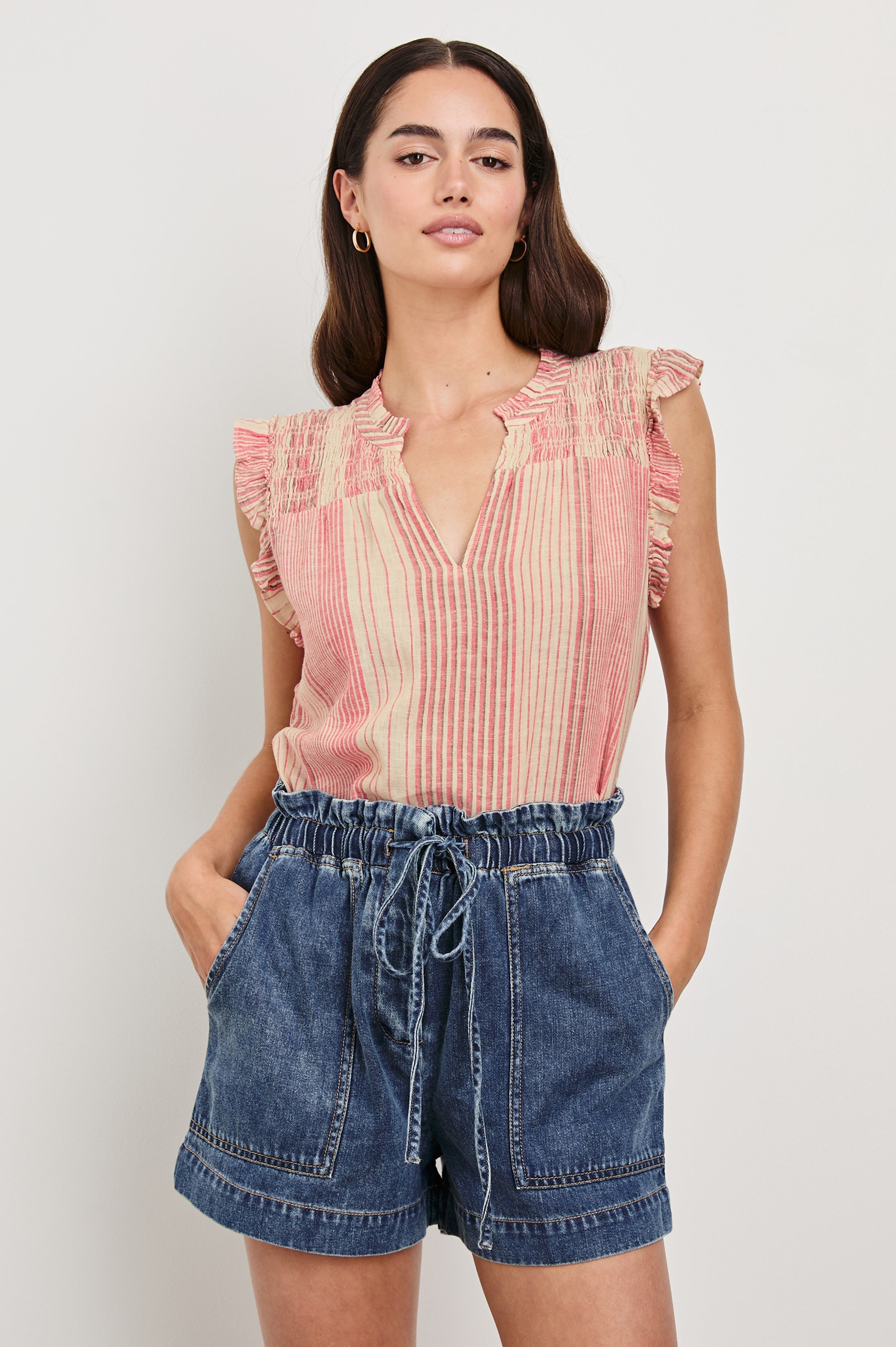 Arlene Top - Salerno Stripe