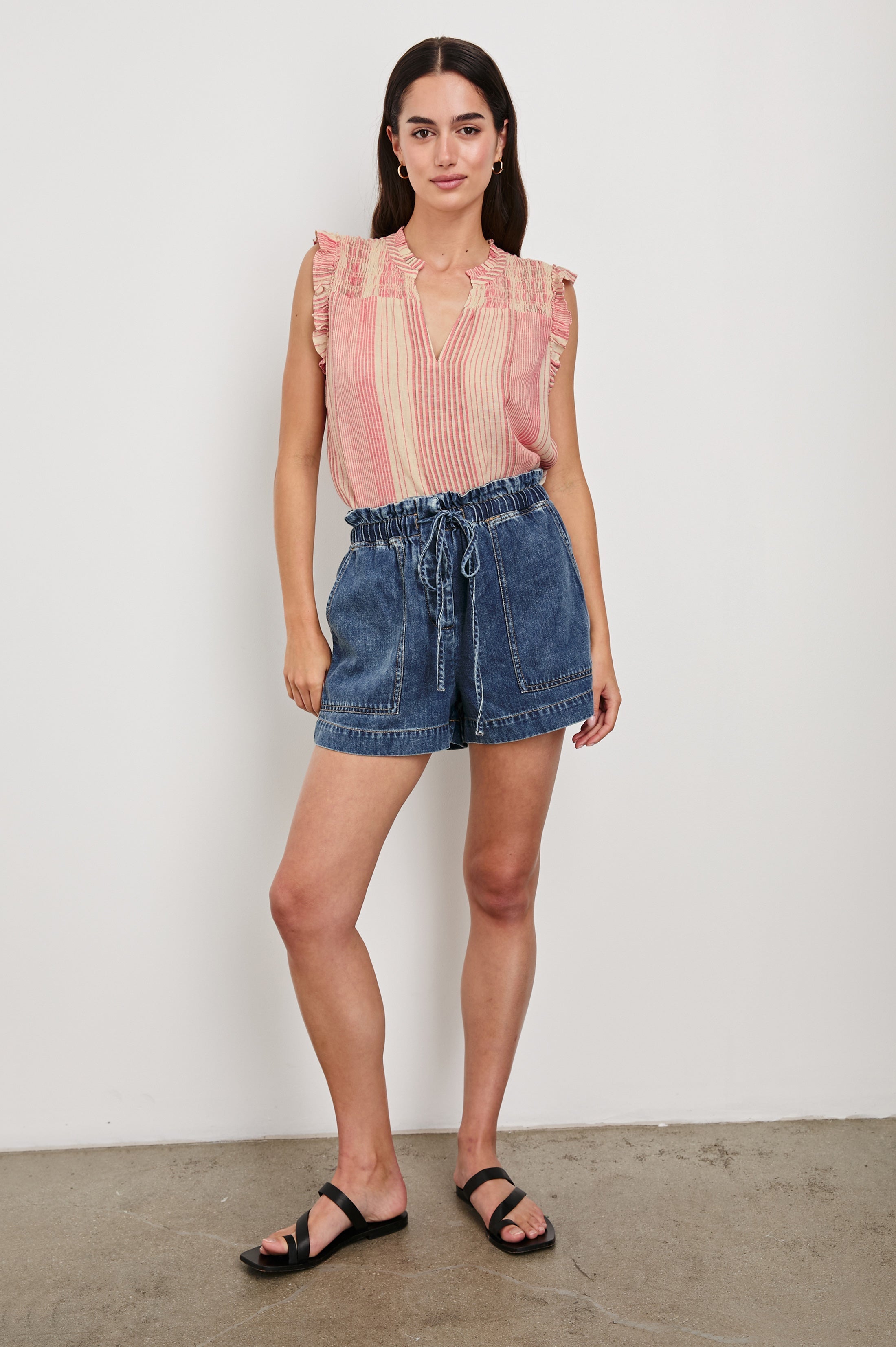 Arlene Top - Salerno Stripe