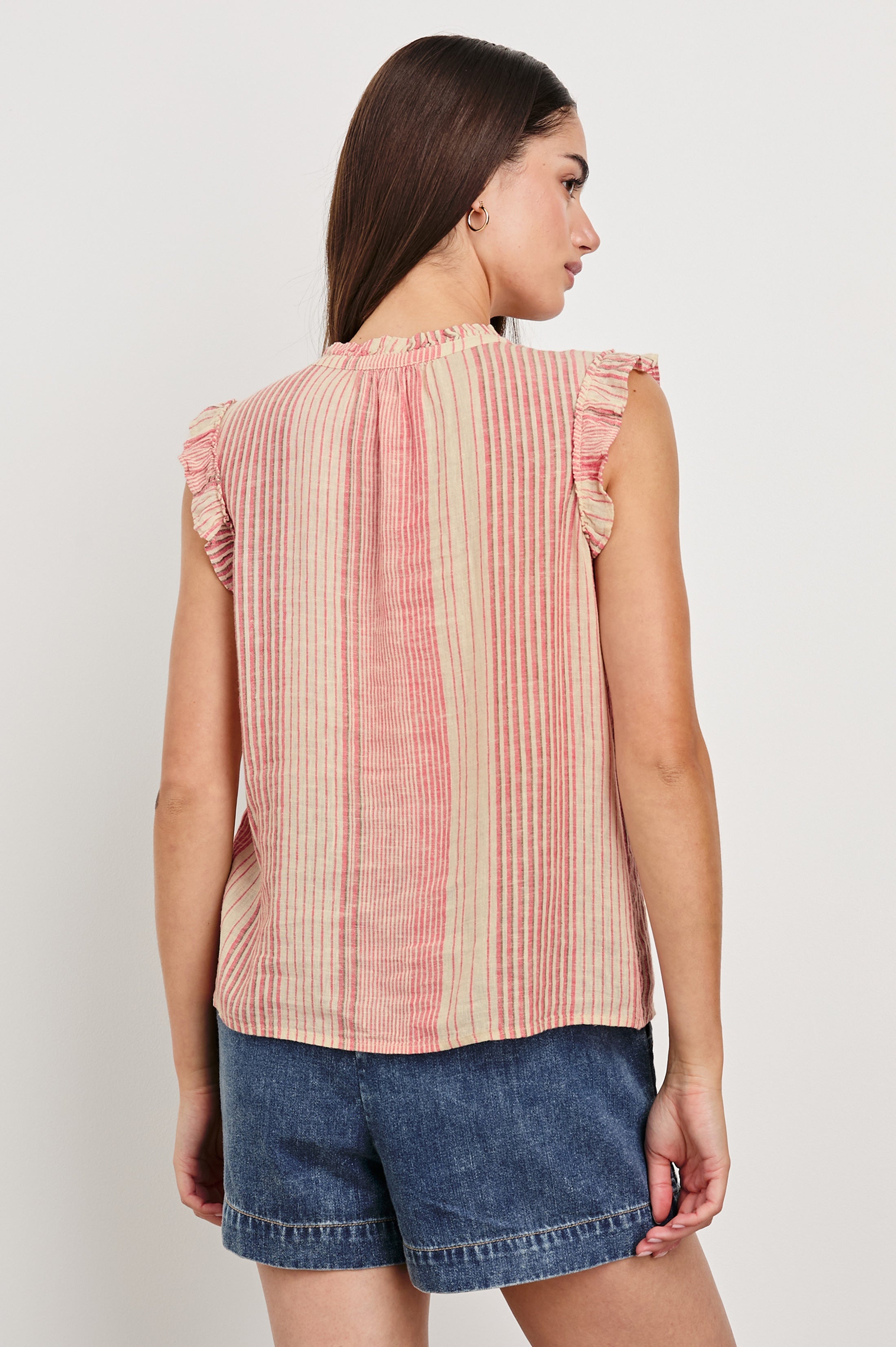 Arlene Top - Salerno Stripe