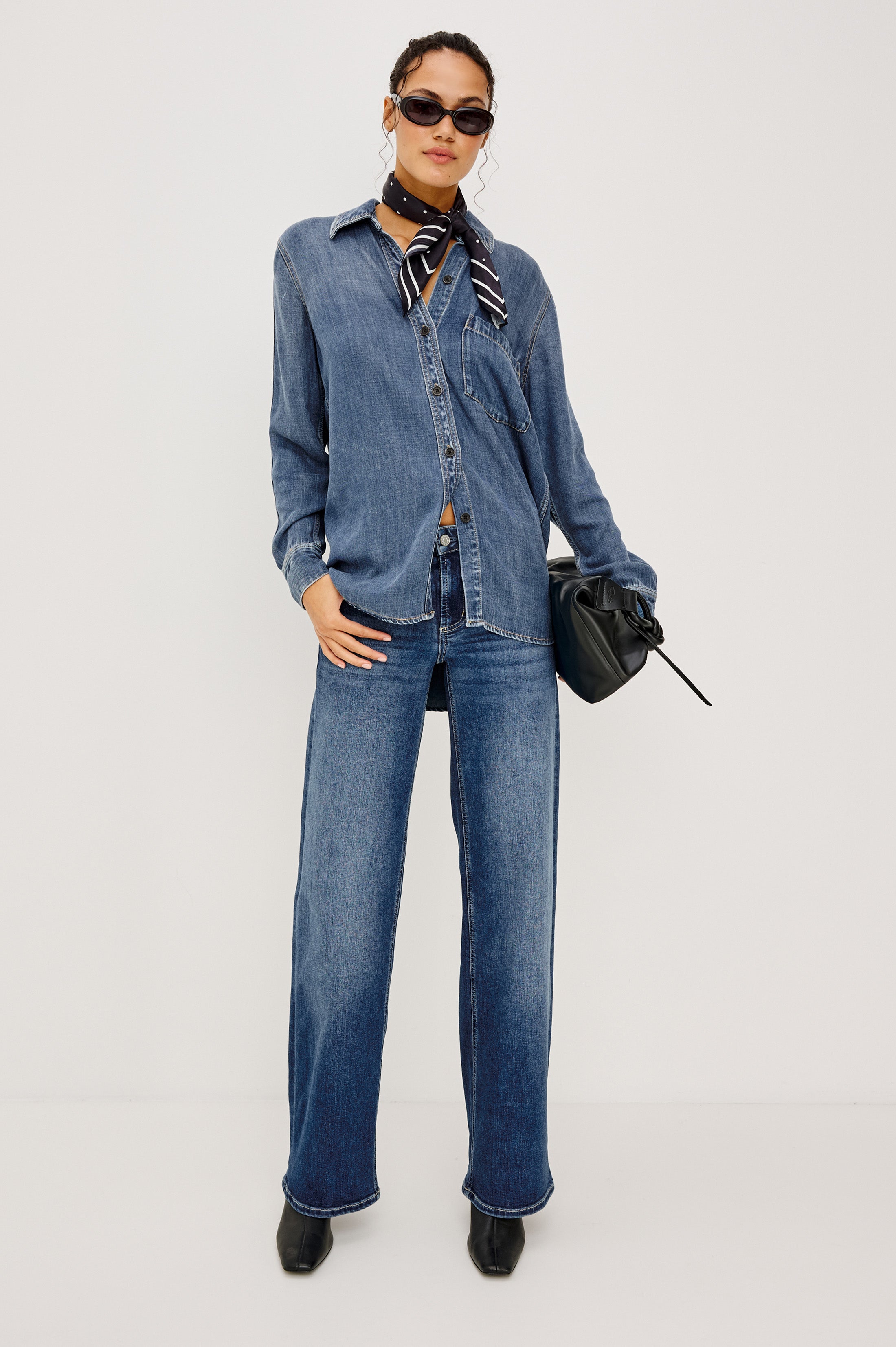 Atticus Shirt - Antique Blue