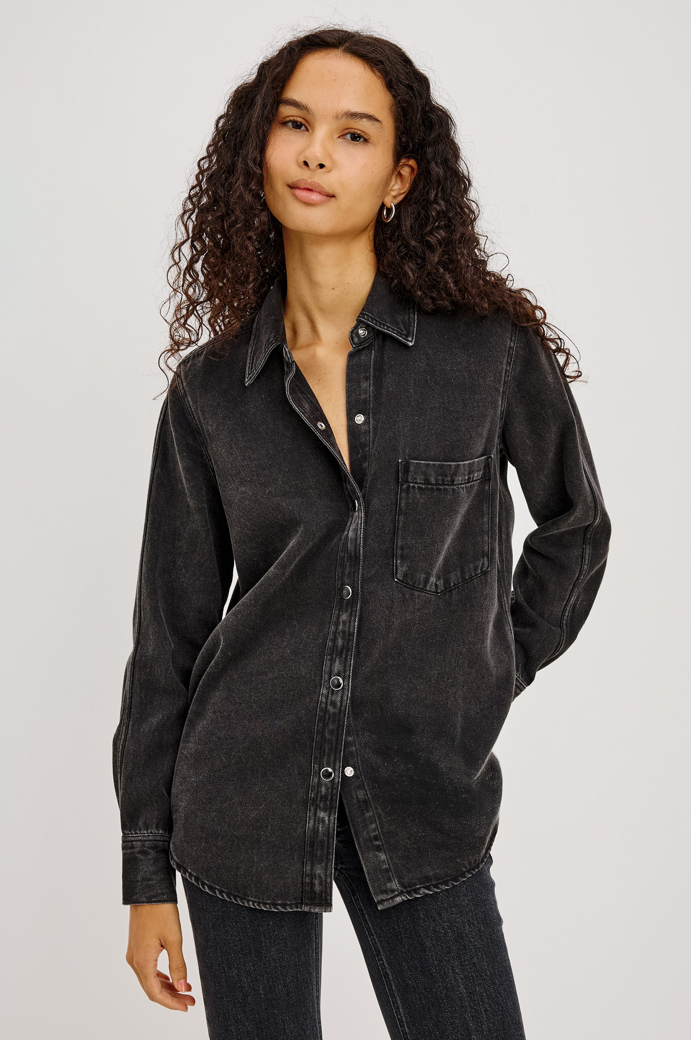 Atticus Shirt - Washed Black