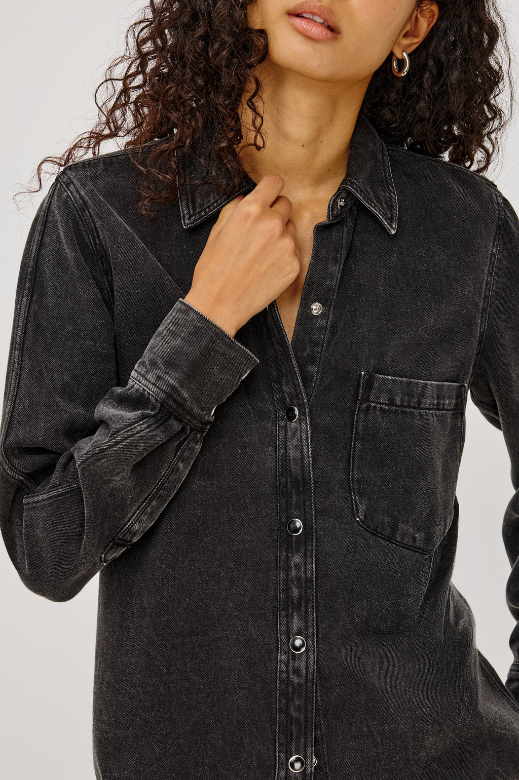 Atticus Shirt - Washed Black