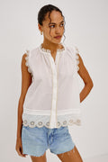 Avery Top - White
