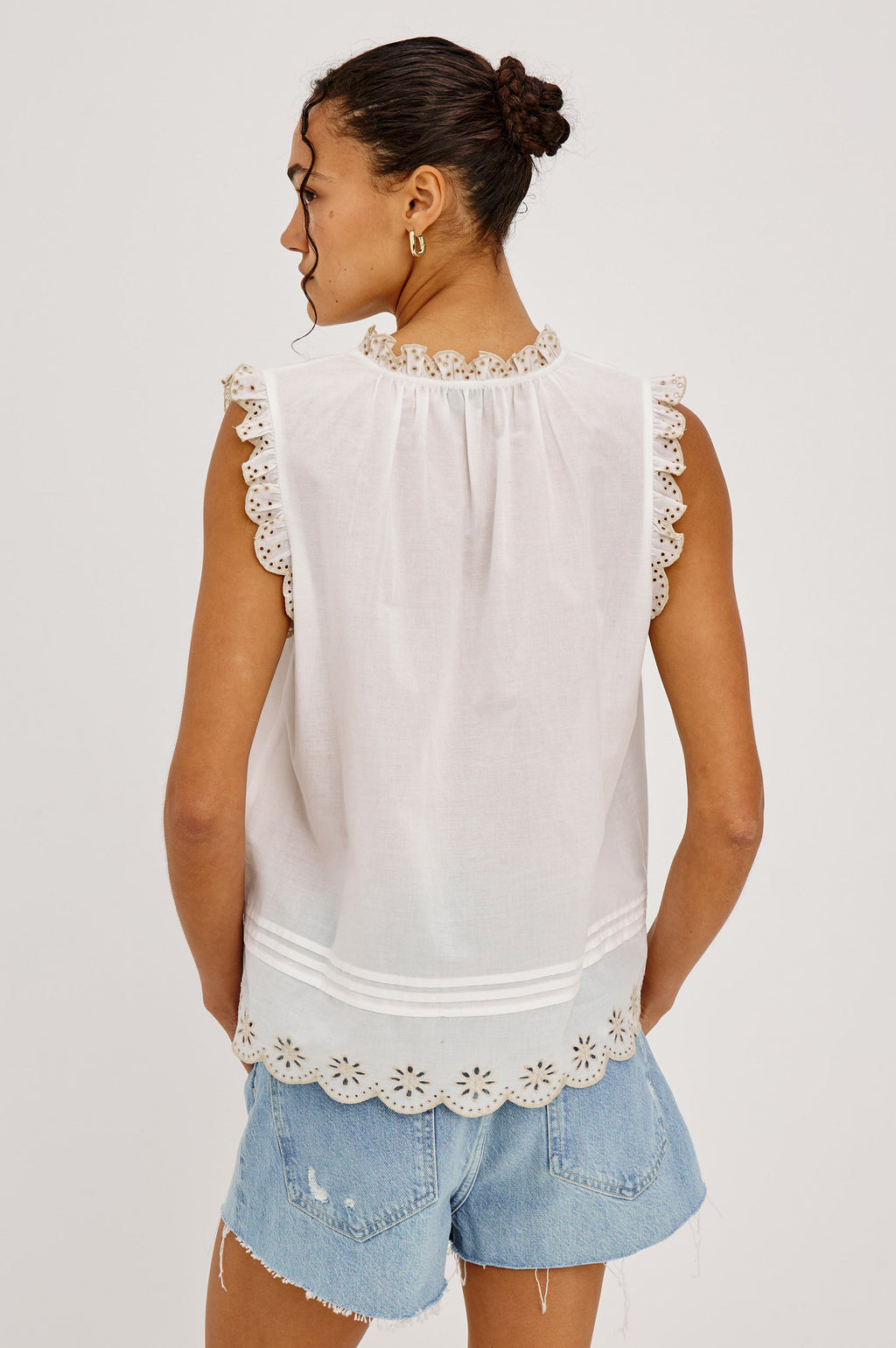 Avery Top - White