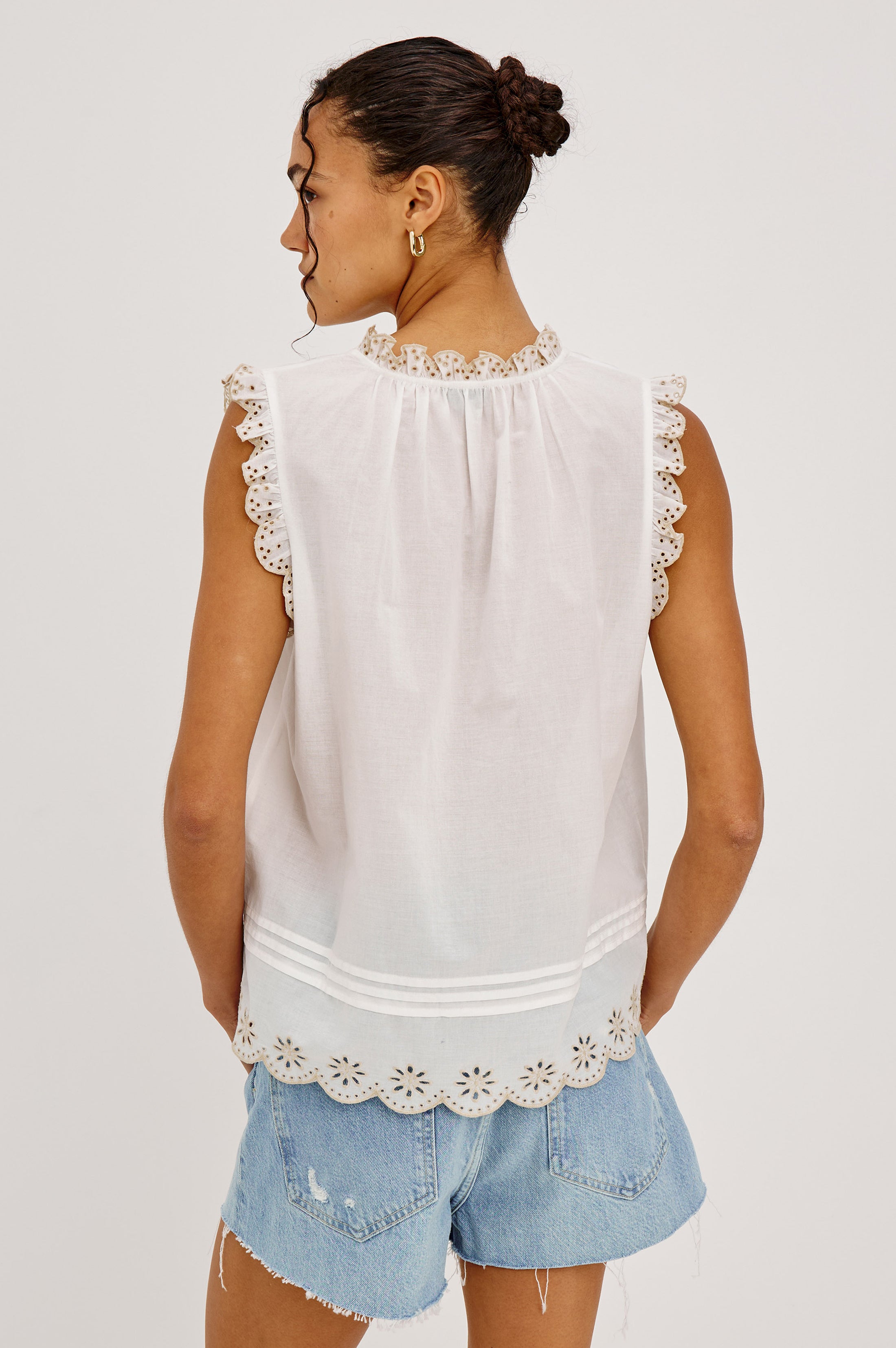 Avery Top - White
