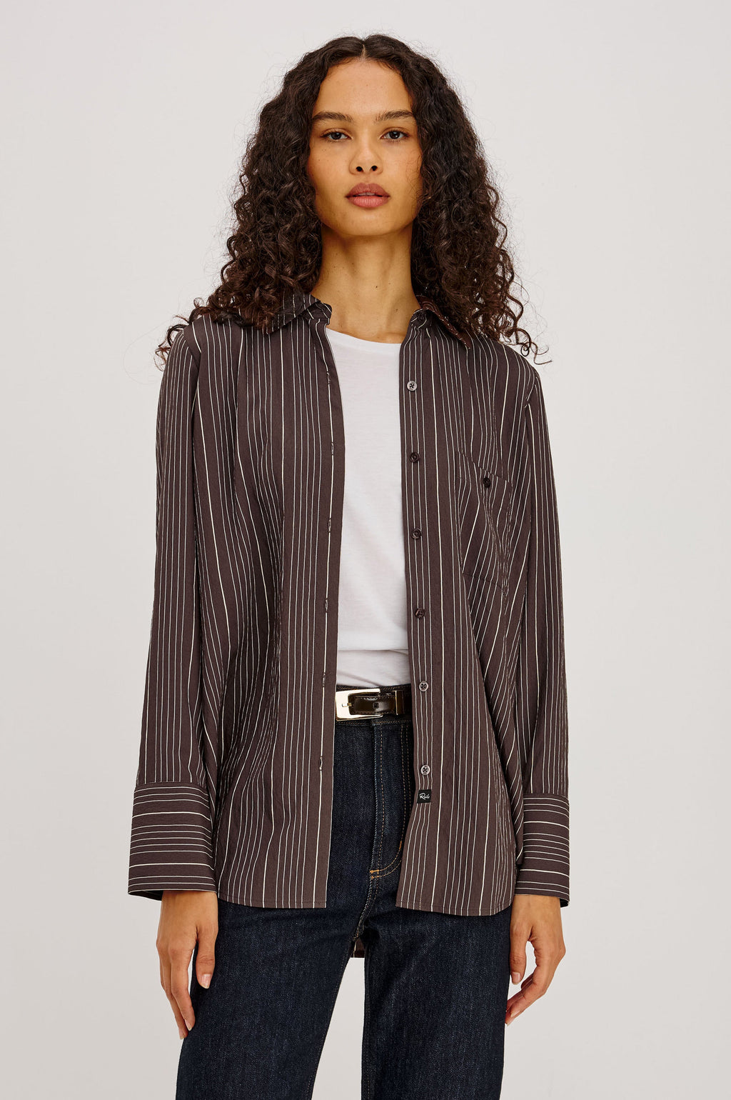 Beck Shirt - Chicory Stripe