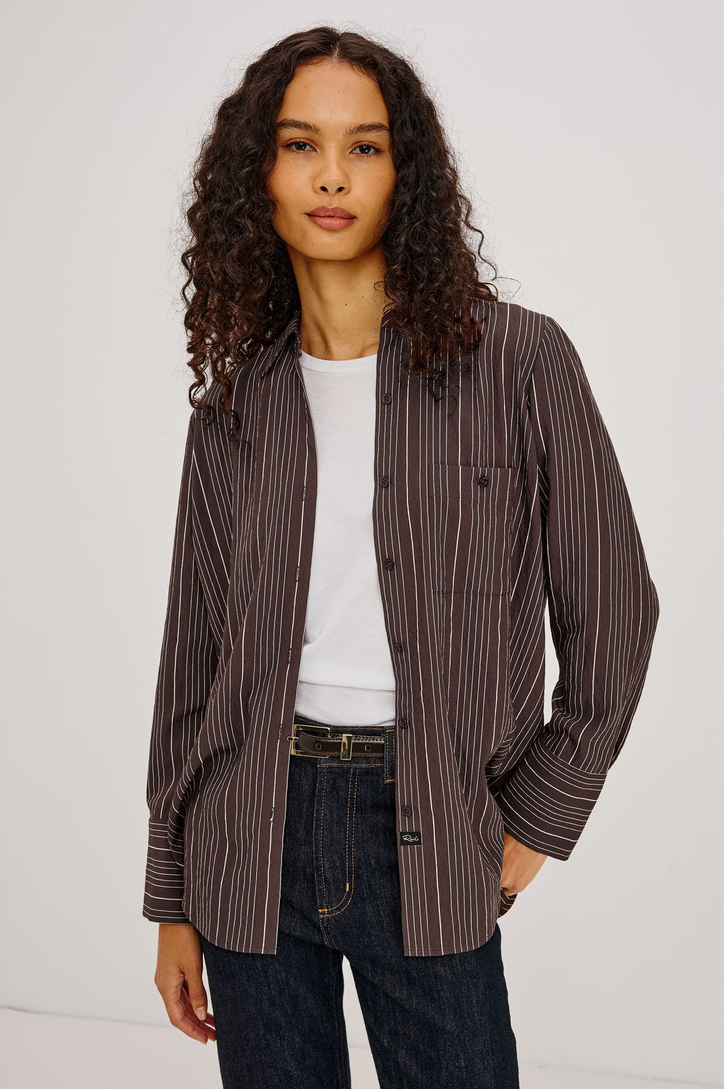 Beck Shirt - Chicory Stripe