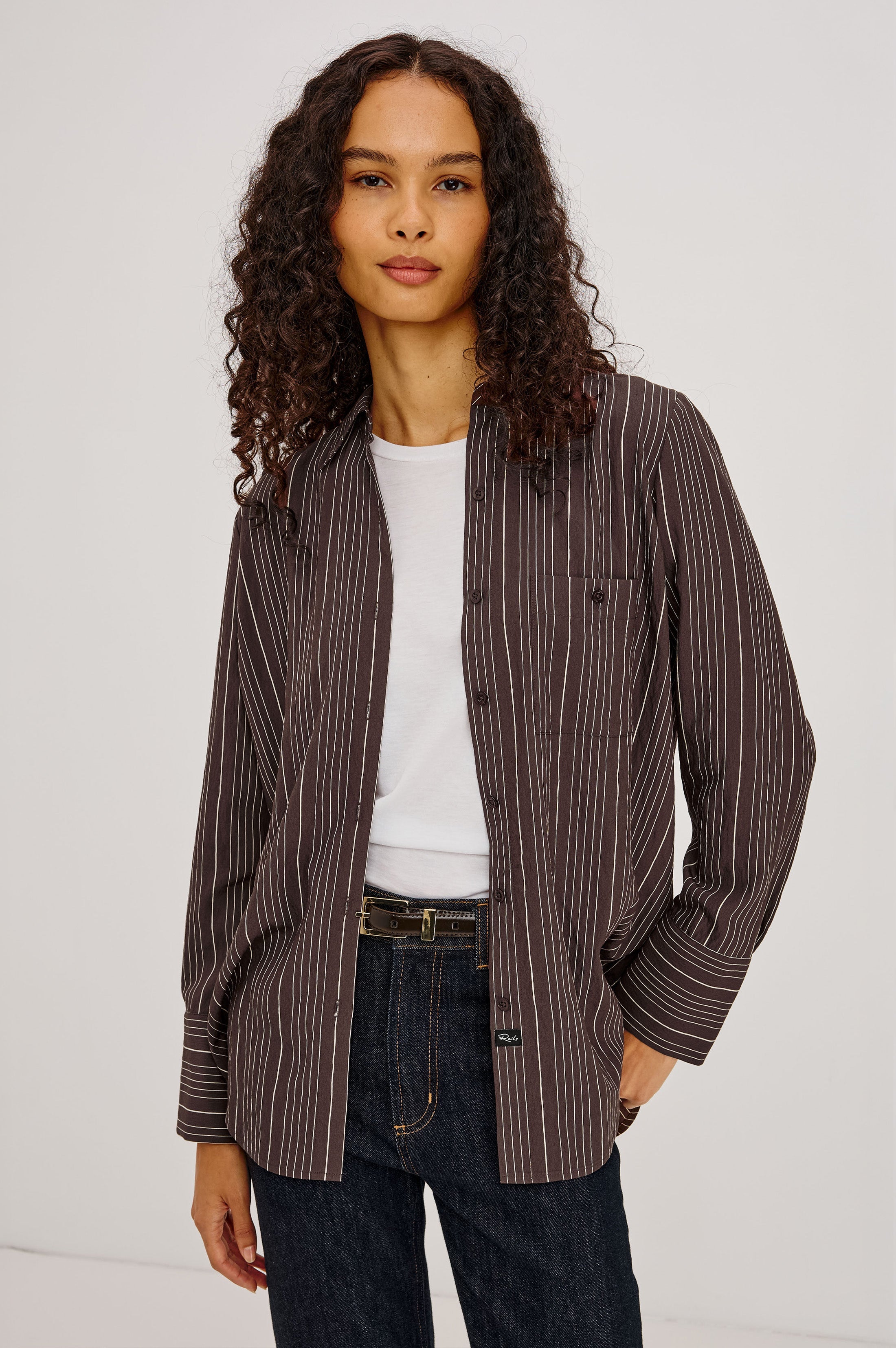 Beck Shirt - Chicory Stripe