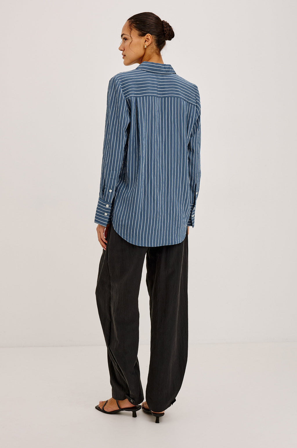 Beck Shirt - Washed Indigo Stripe