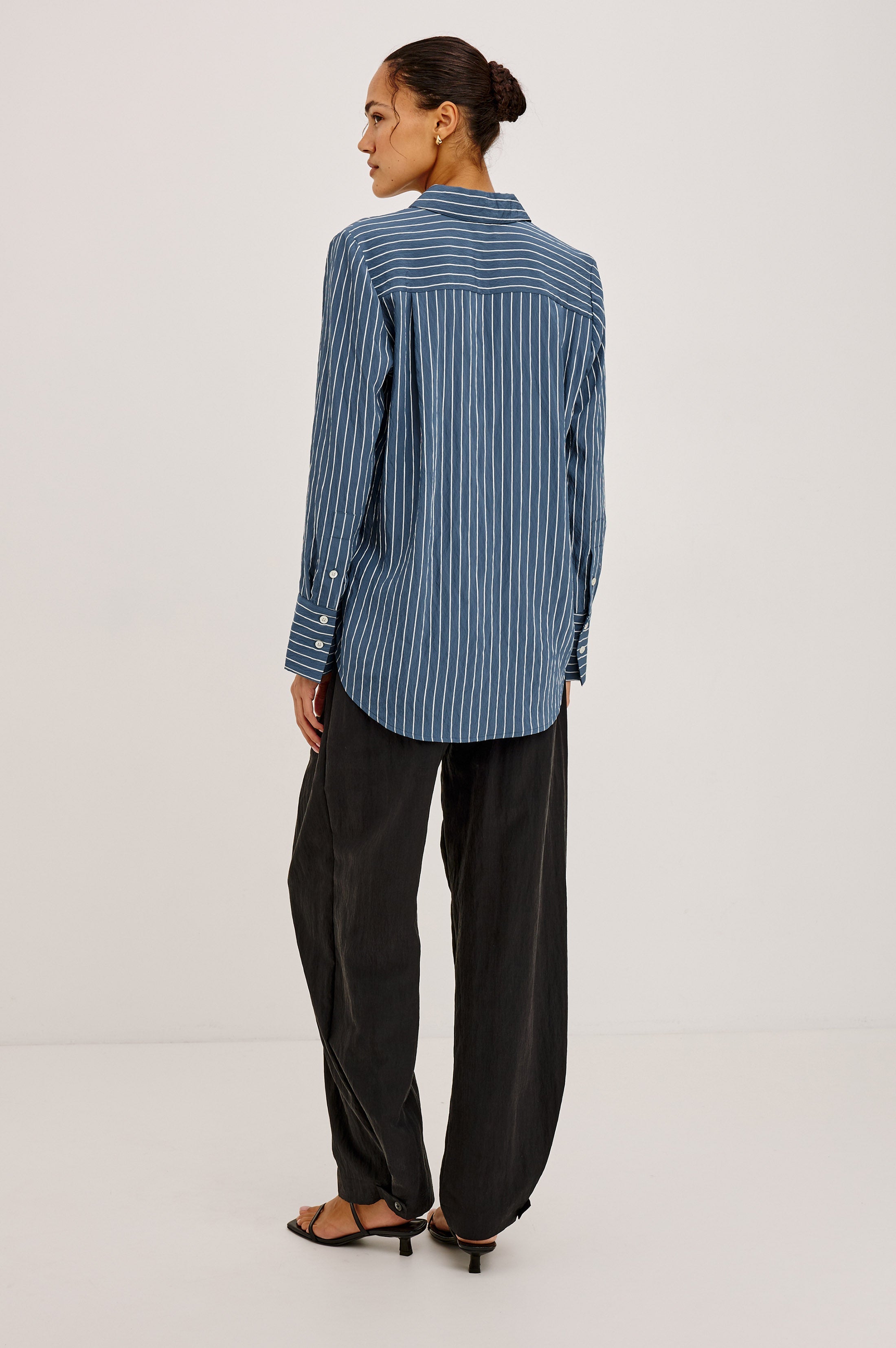 Beck Shirt - Washed Indigo Stripe