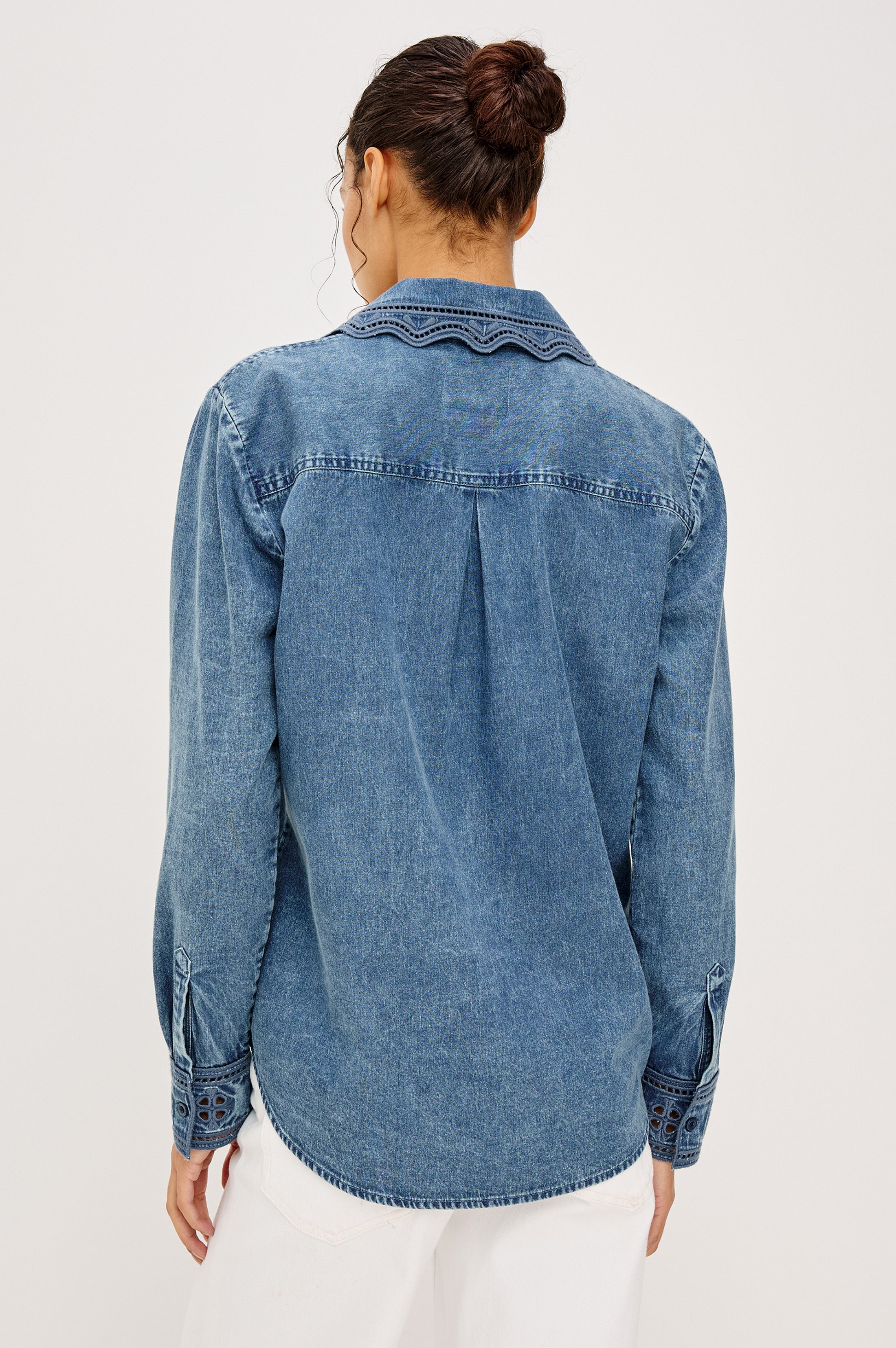 Bethany Shirt - Antique Blue