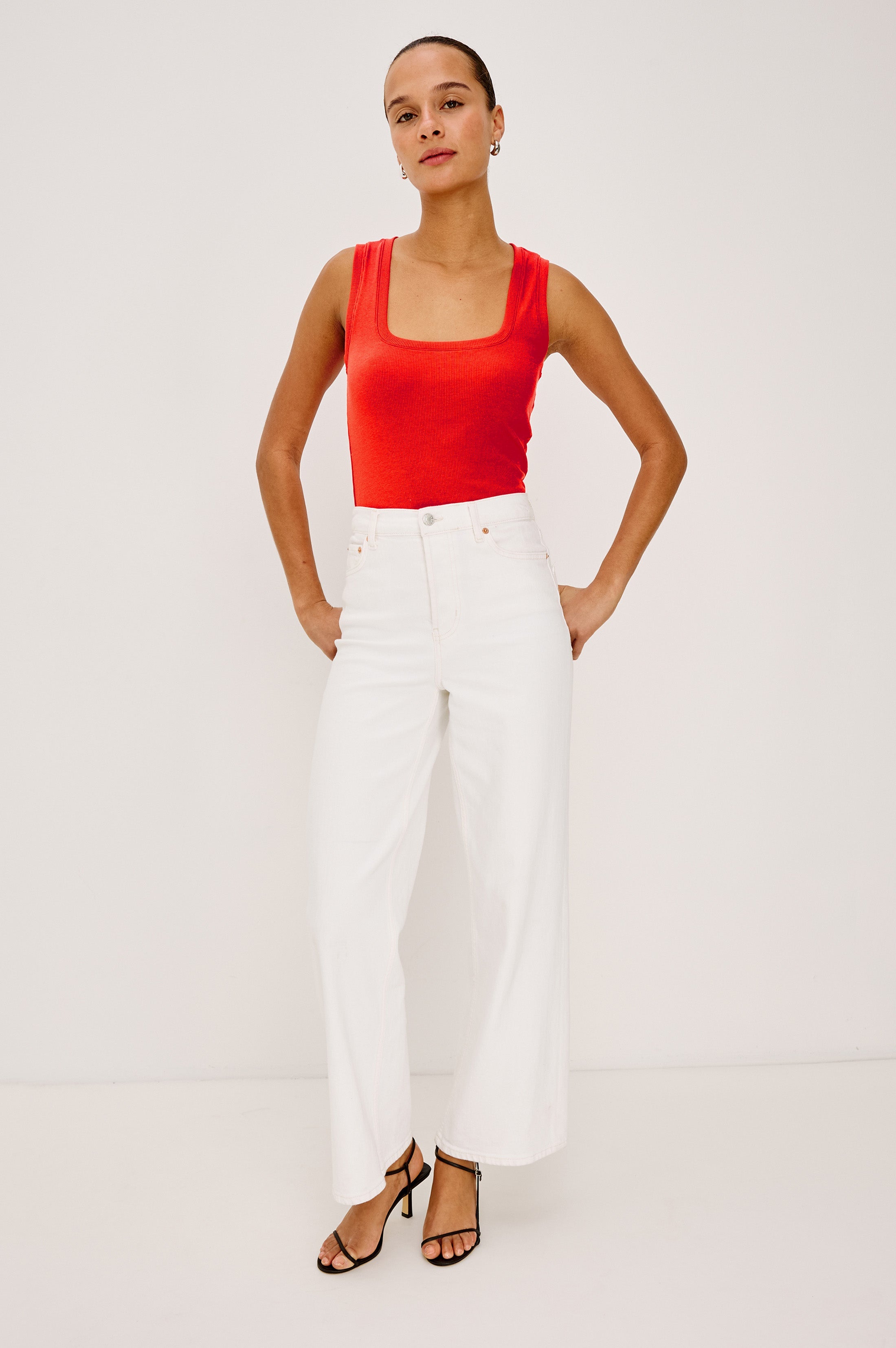 Bobbie Tank - Cherry