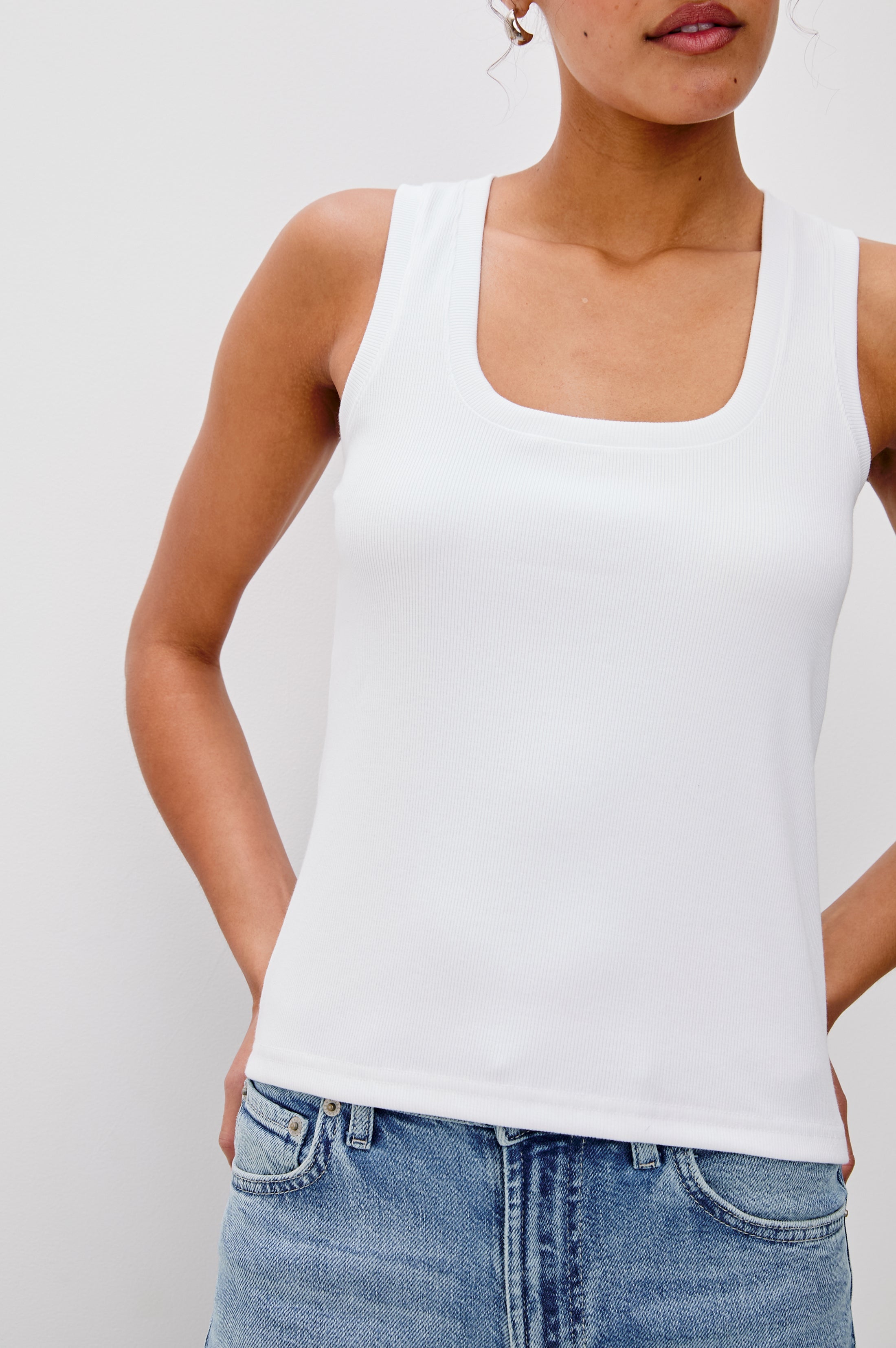 Bobbie Tank - White