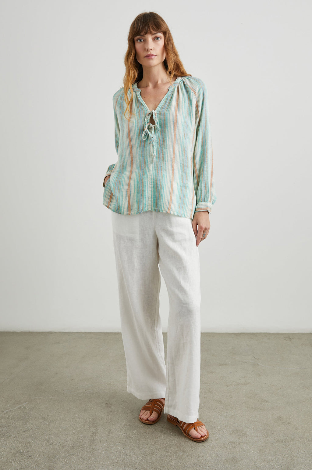 Brielle Top - Seaview Stripe