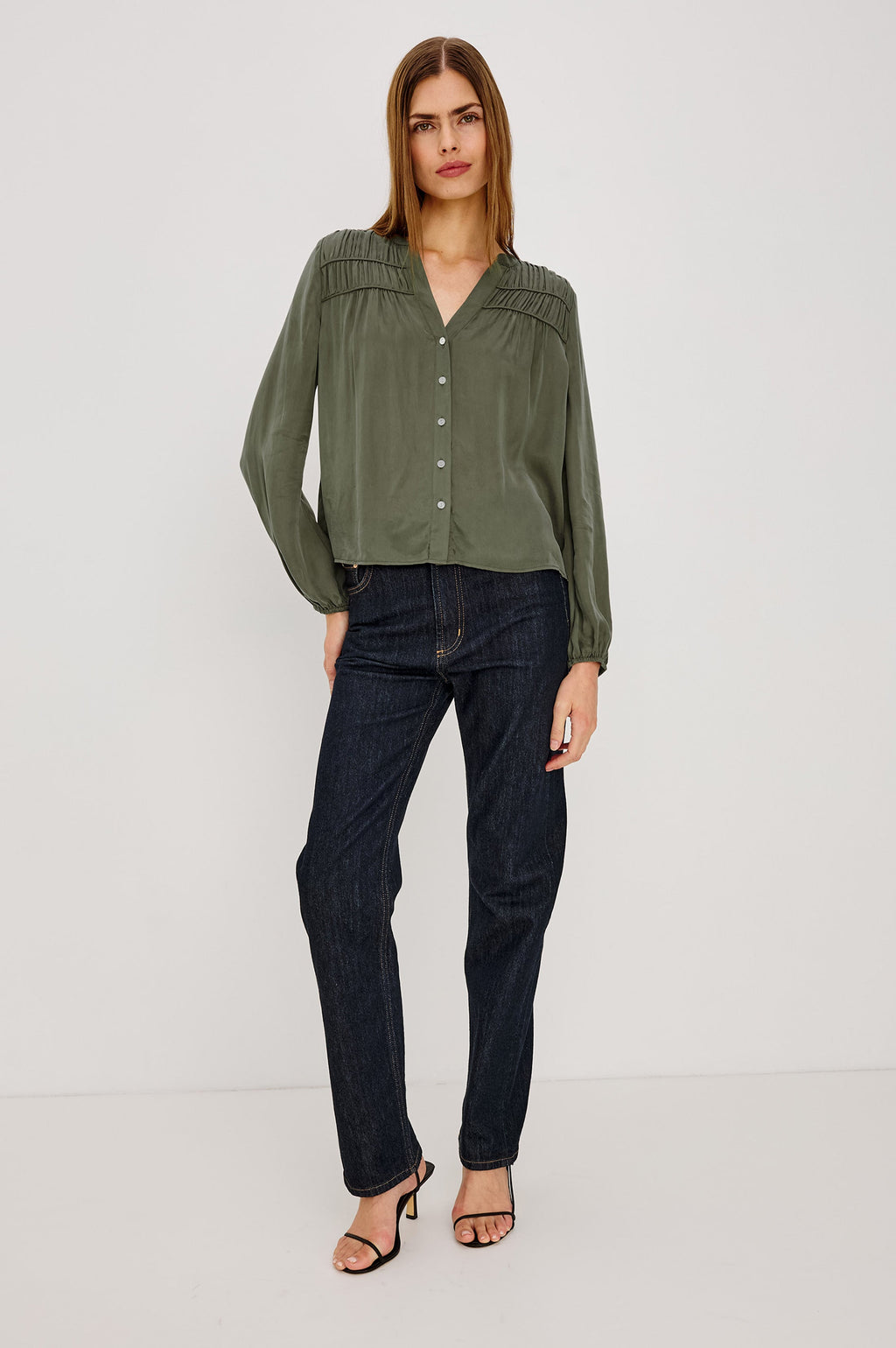 Cadence Shirt - Washed Olive