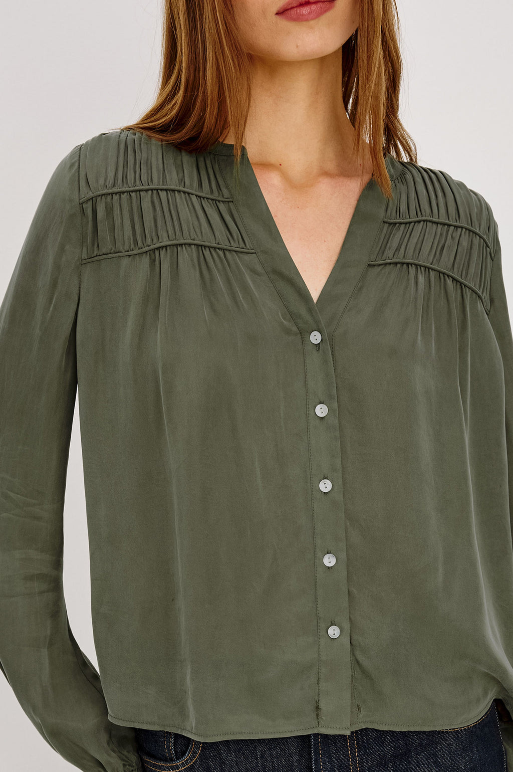 Cadence Shirt - Washed Olive