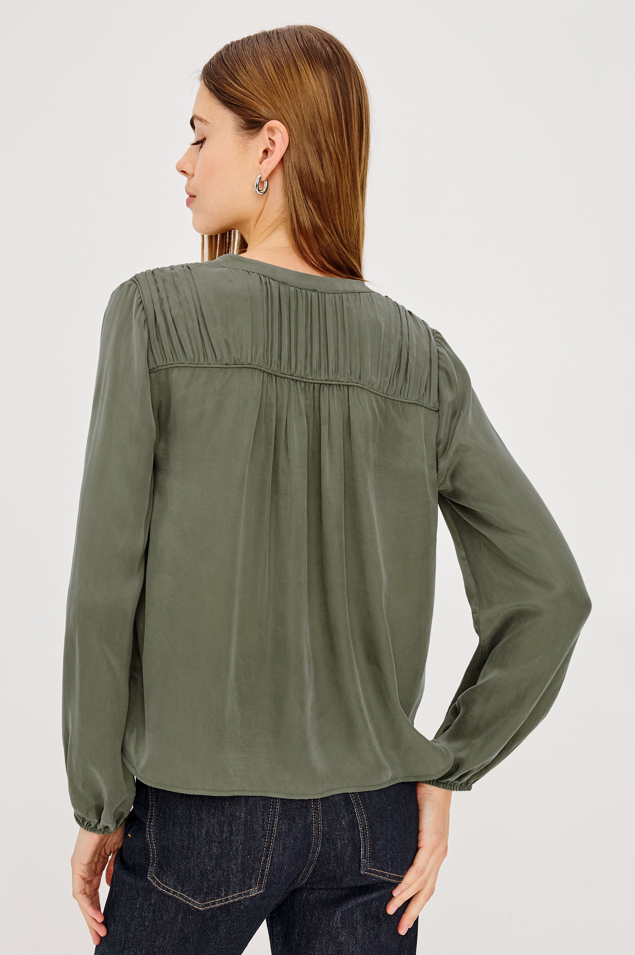 Cadence Shirt - Washed Olive