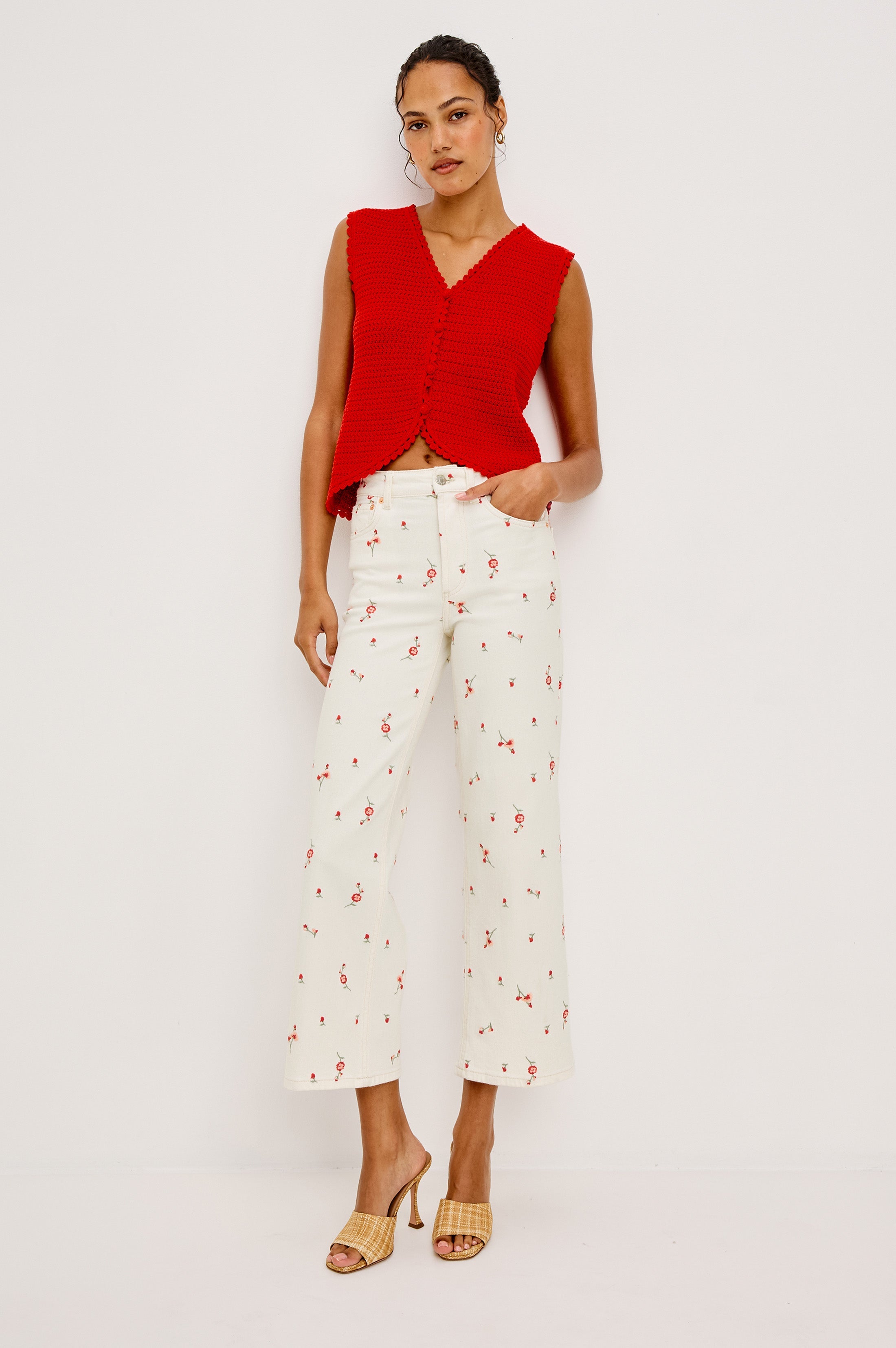 Calypso Vest - Scarlet