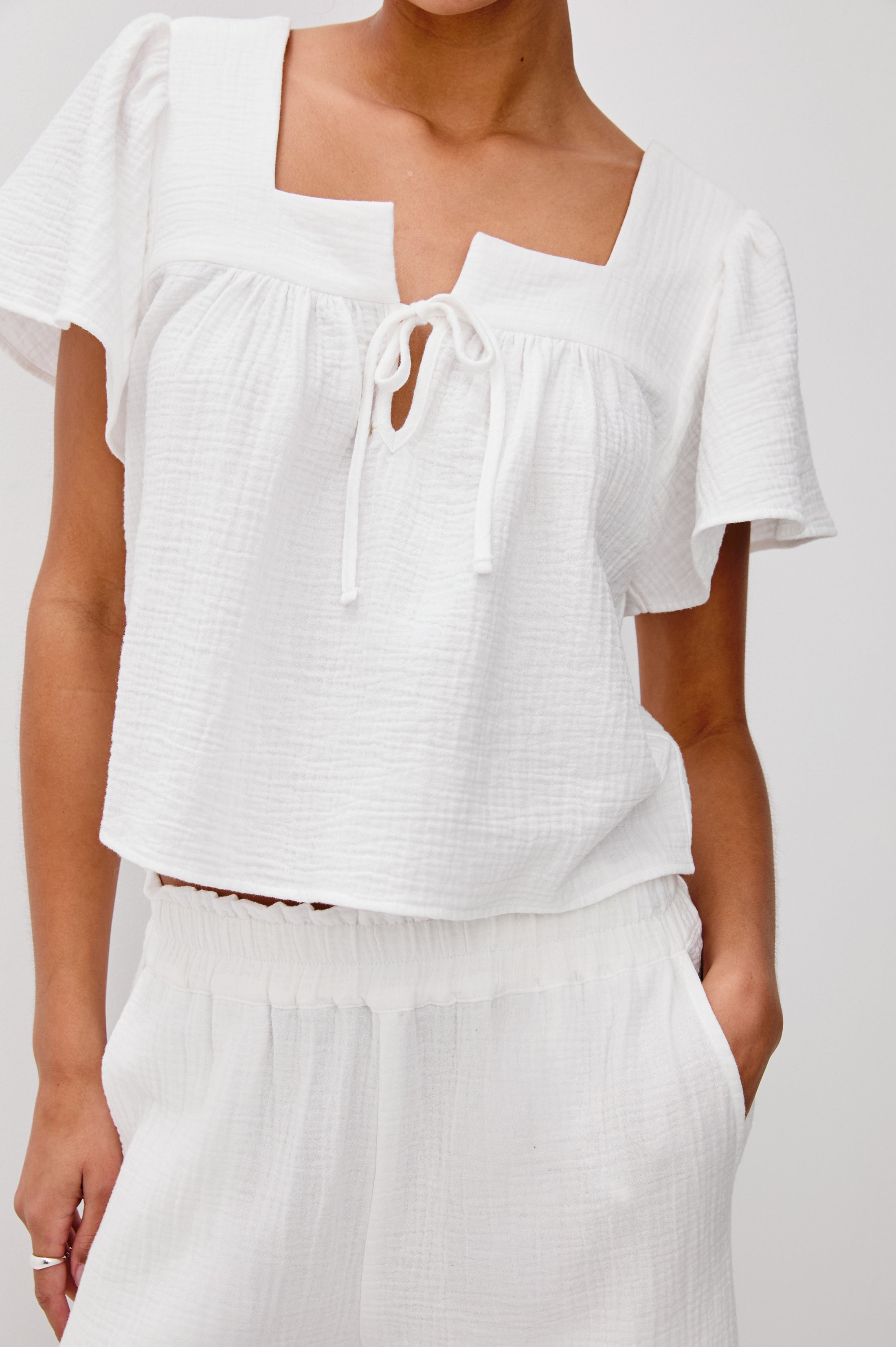 Casie Top - White