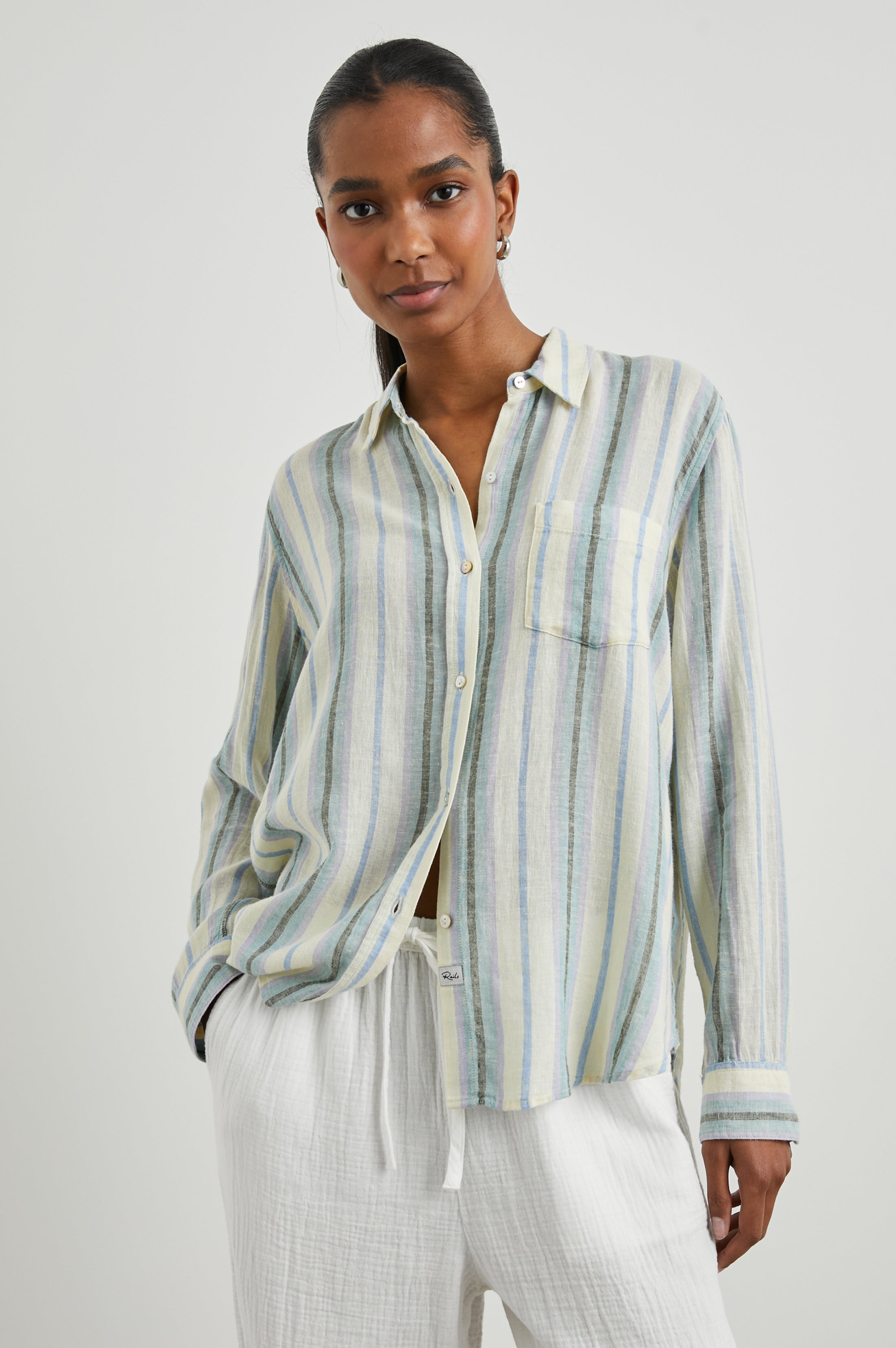 Charli Shirt - Catania Stripe