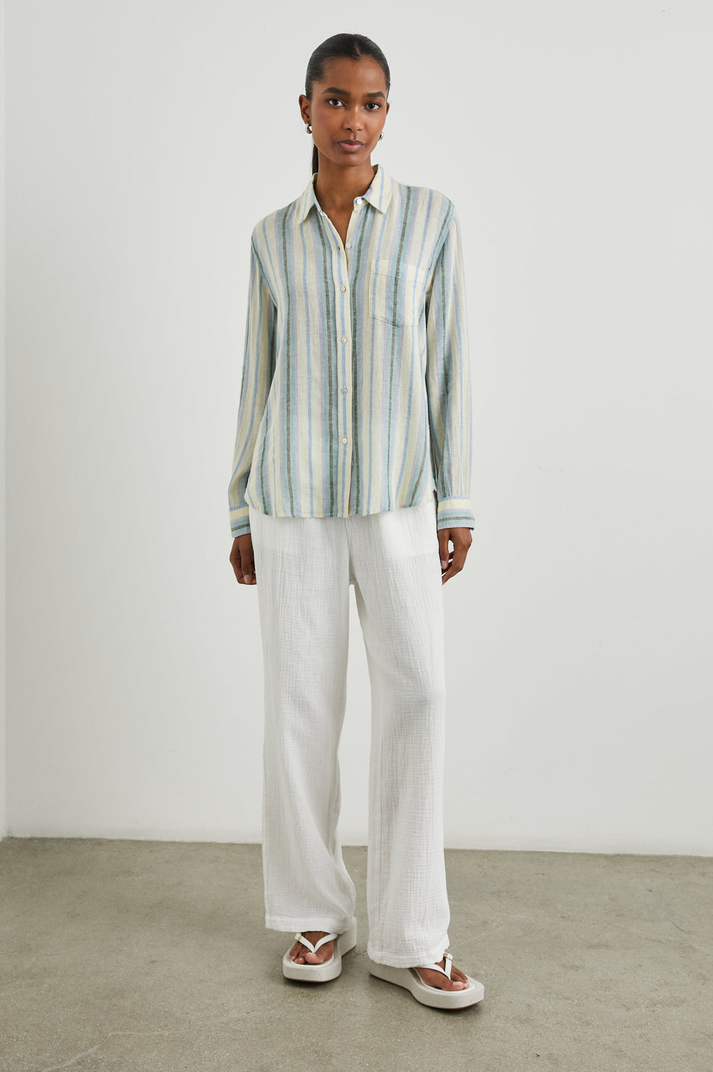 Charli Shirt - Catania Stripe