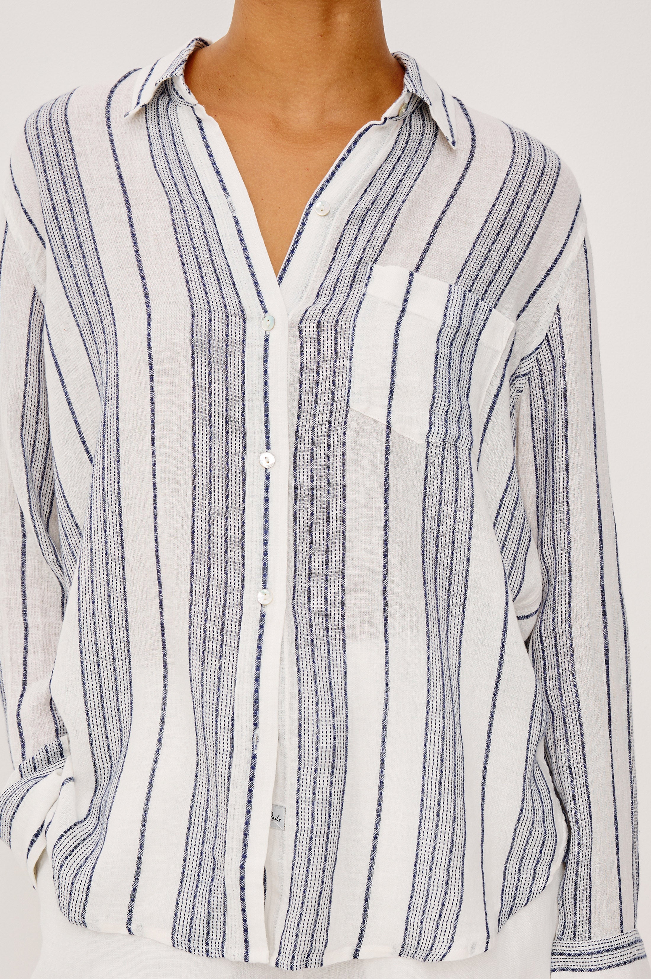 Charli Shirt - Salino Stripe