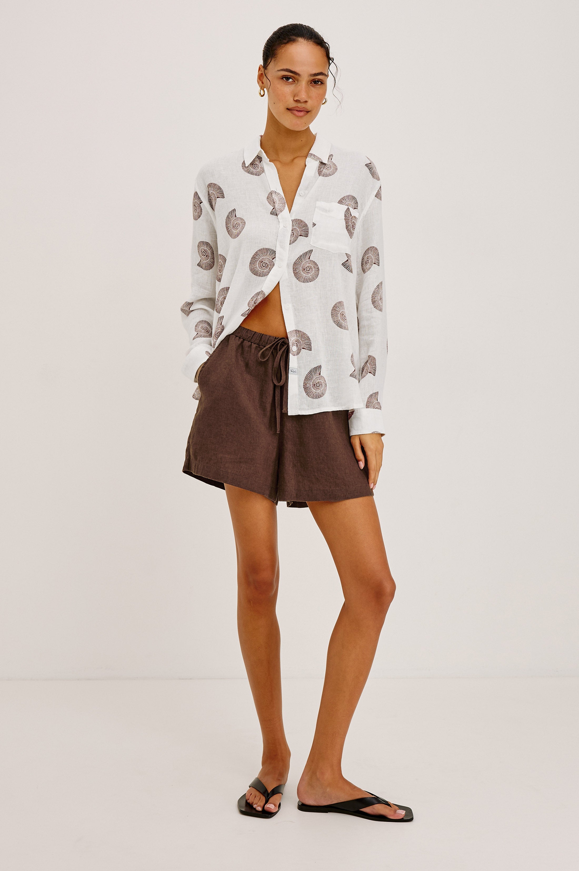 Charli Shirt - Spiral Shells