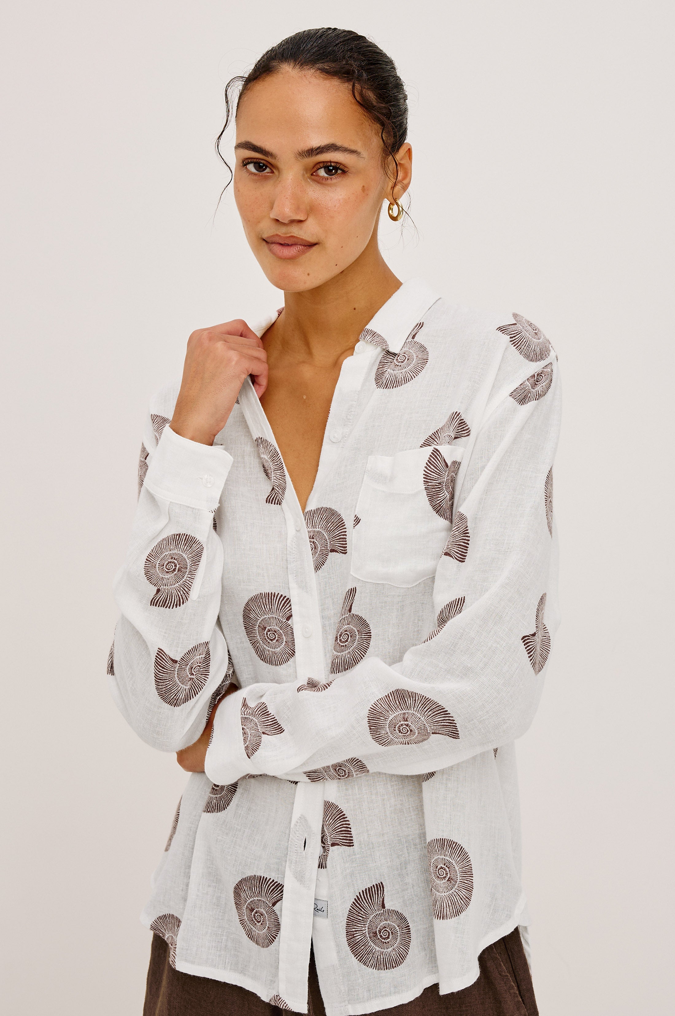 Charli Shirt - Spiral Shells