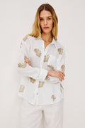 Charli Shirt - Taupe Seashells