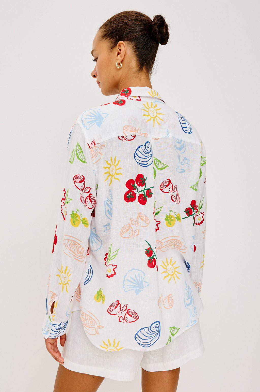 Rails X Giadzy Charli Shirt - White Antipasti